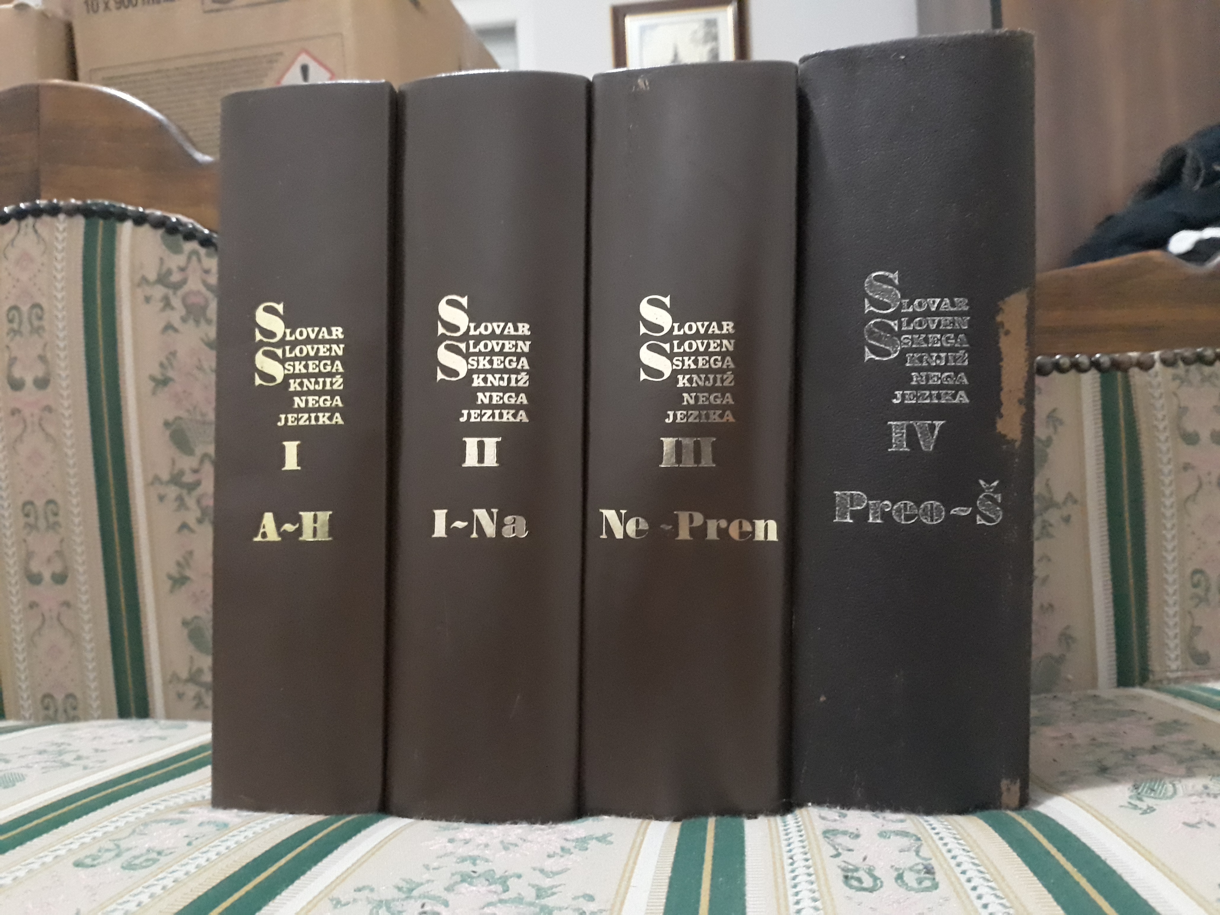 Slovar Slovenskega knjižnega jezika komplet I II III IV