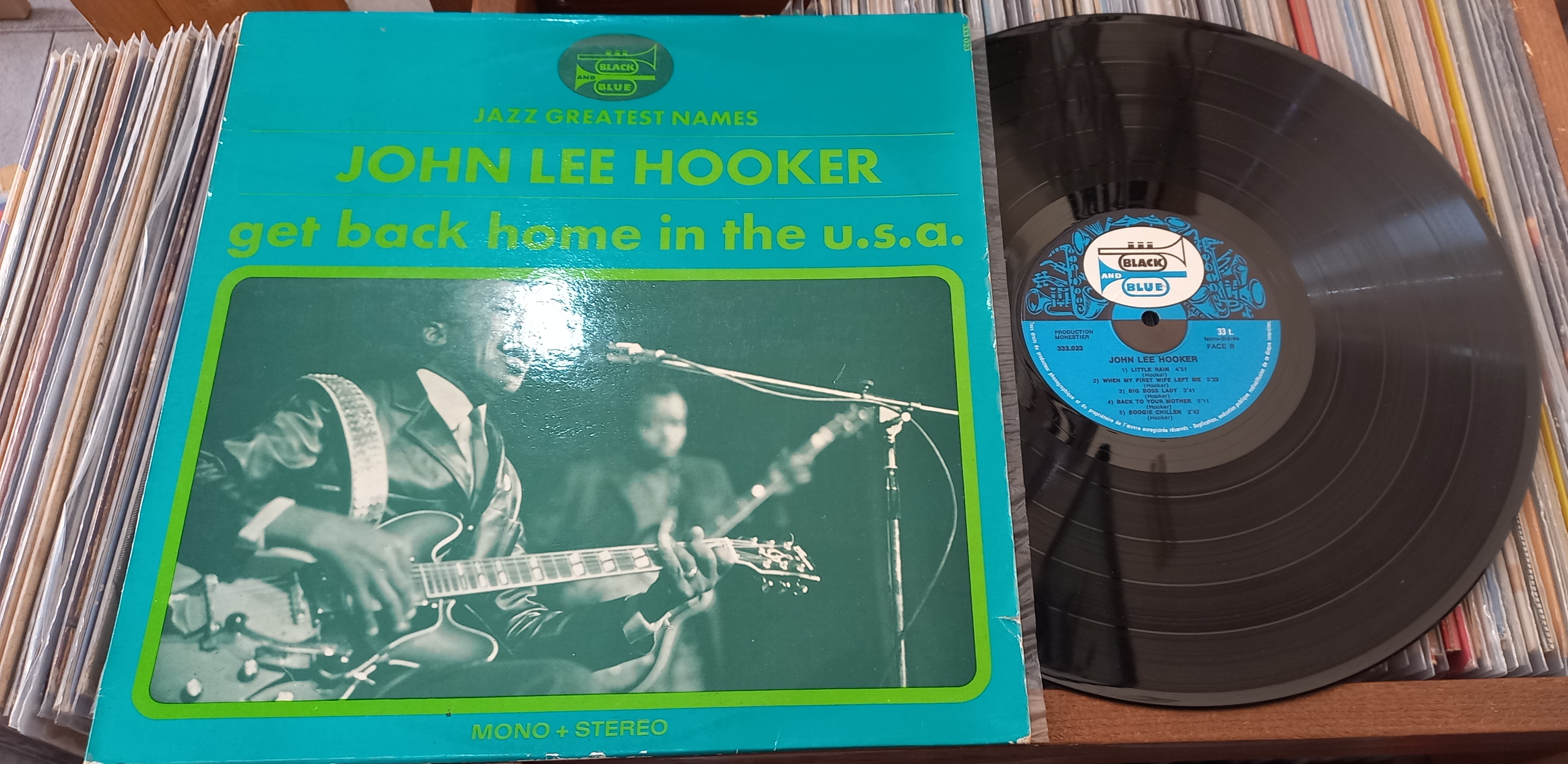 John Lee Hooker ‎– Get Back Home In The U.S.A.