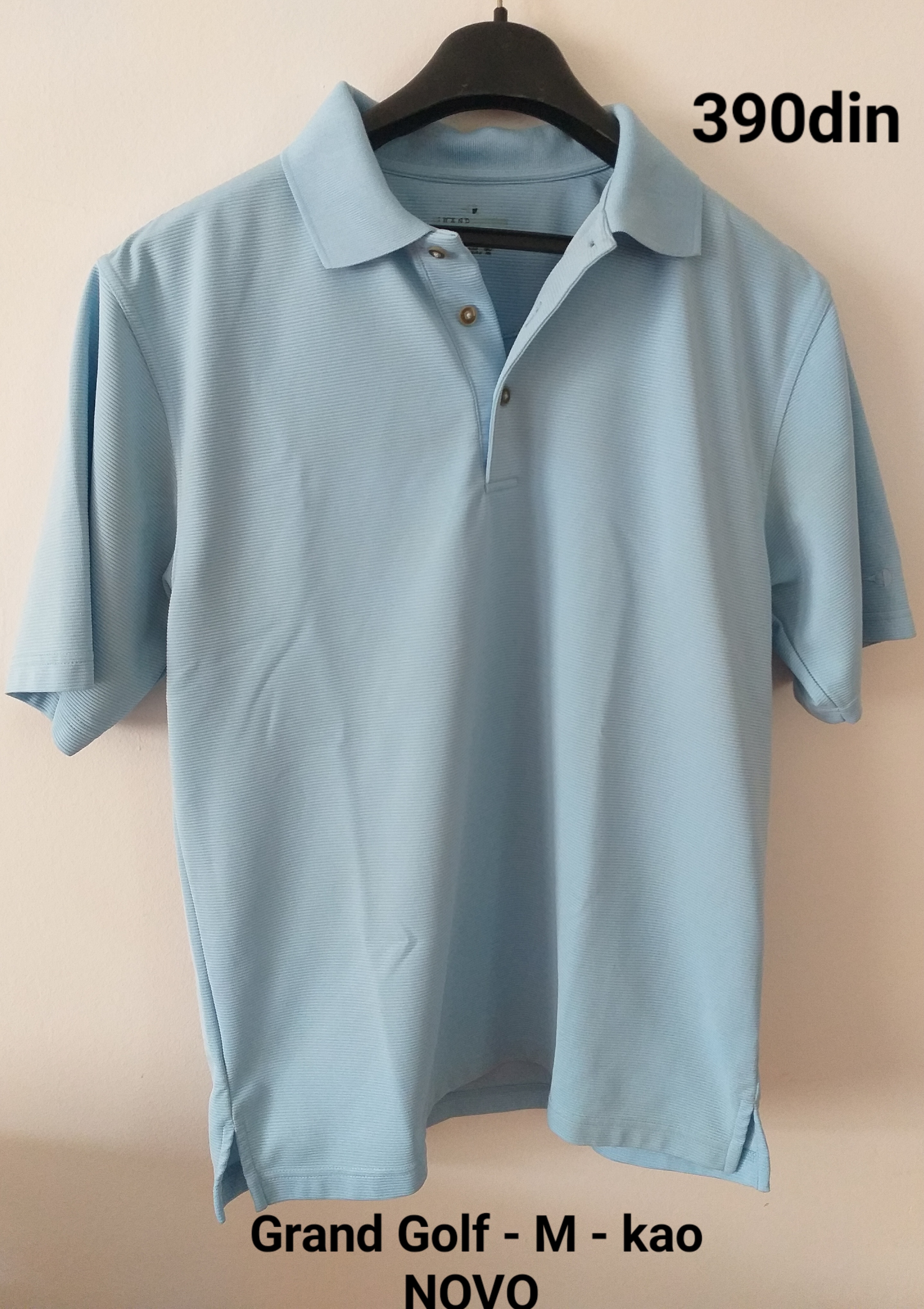 Grand Golf muška plava polo majica M - kao NOVO