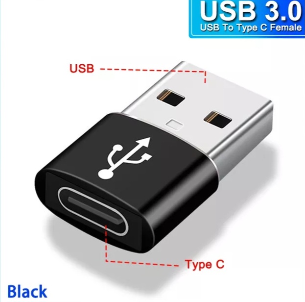 Type C na micro USB 3.0 adapter - crni rozi - NOVO
