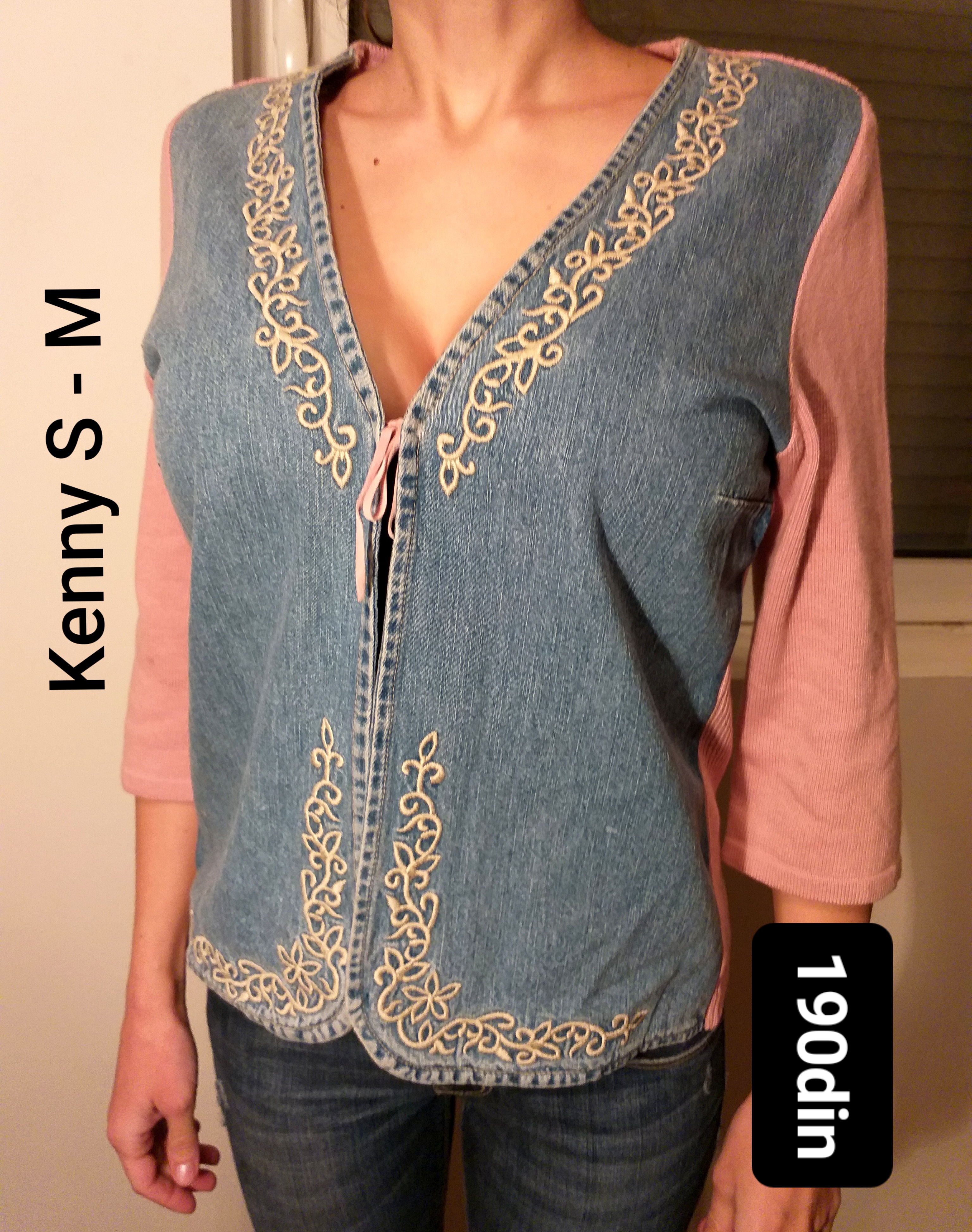 Kenny S ženska košulja bluza teksas M/38