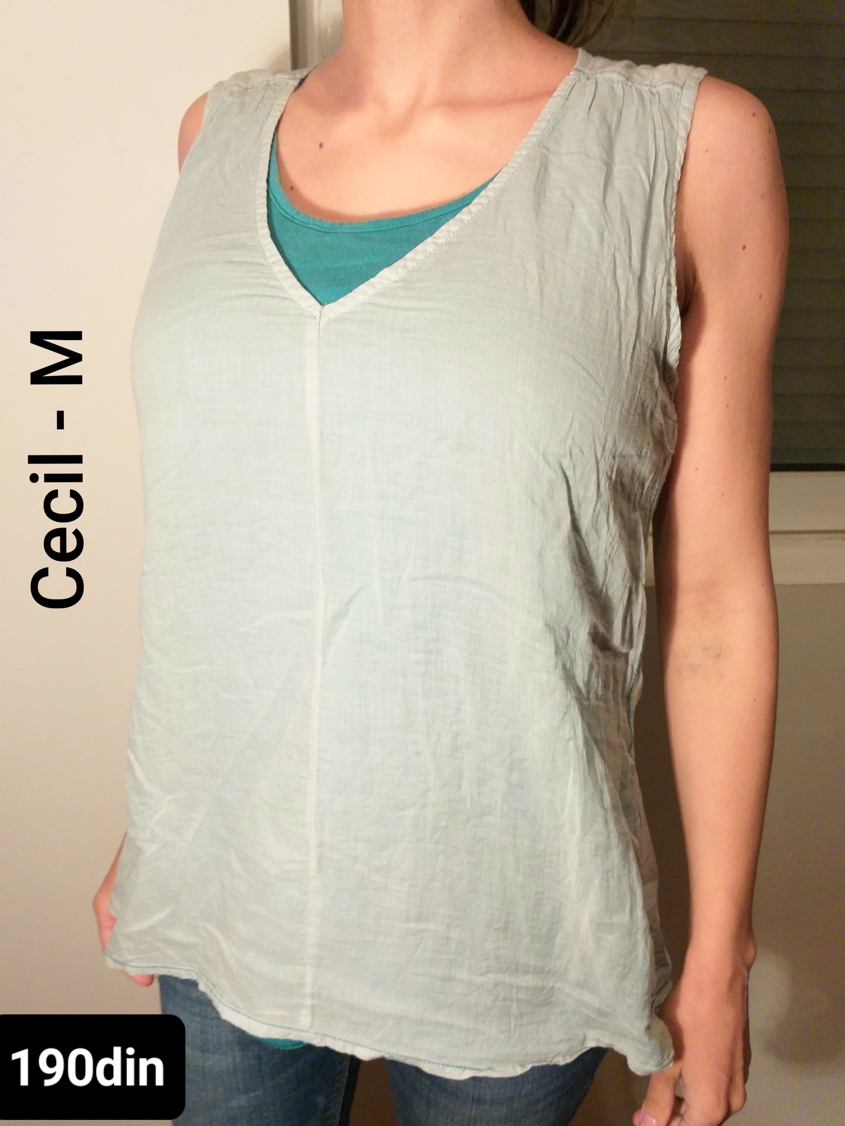 Cecil ženska majica bluza zelena M/38