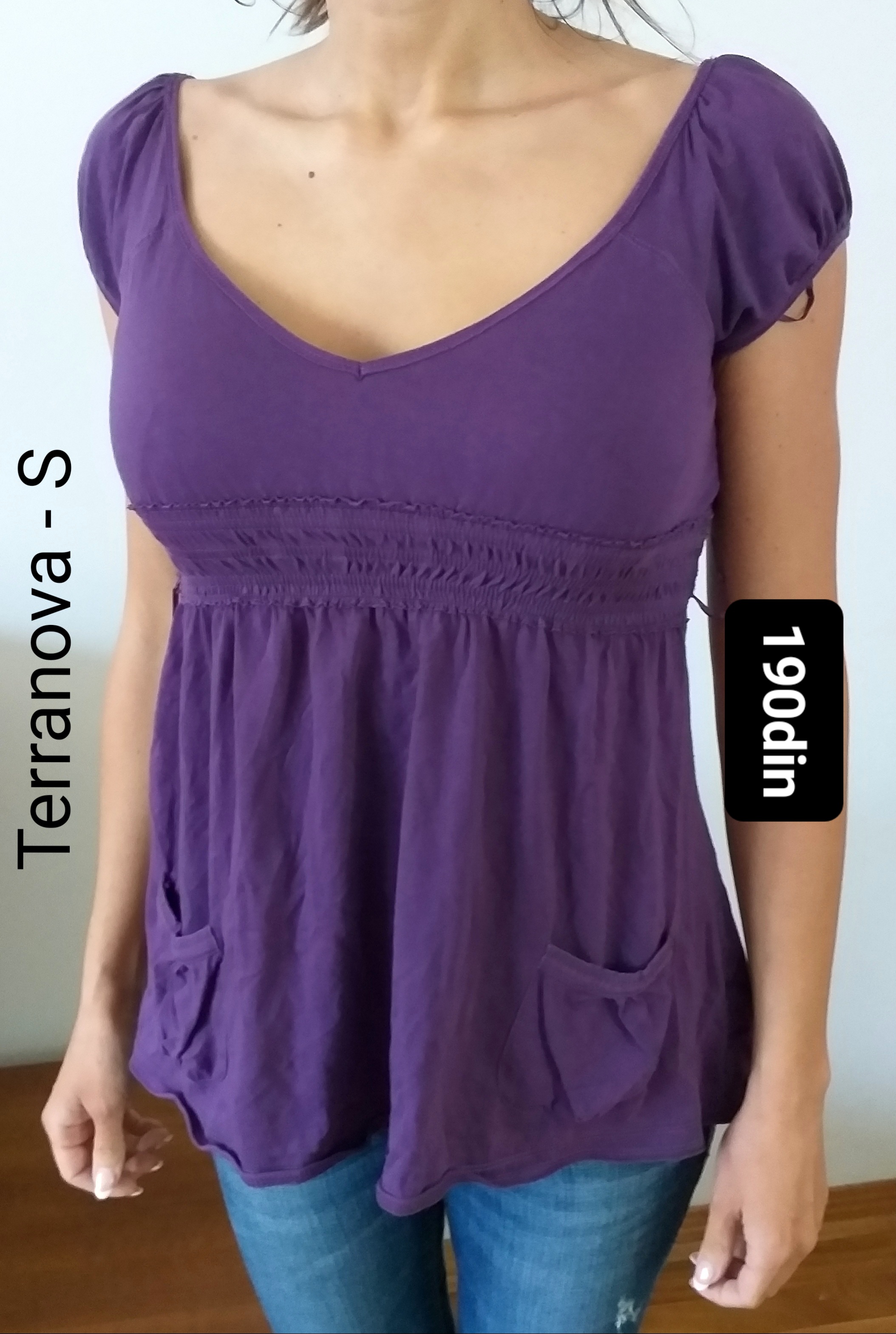 Terranova ženska majica ljubičasta S/36