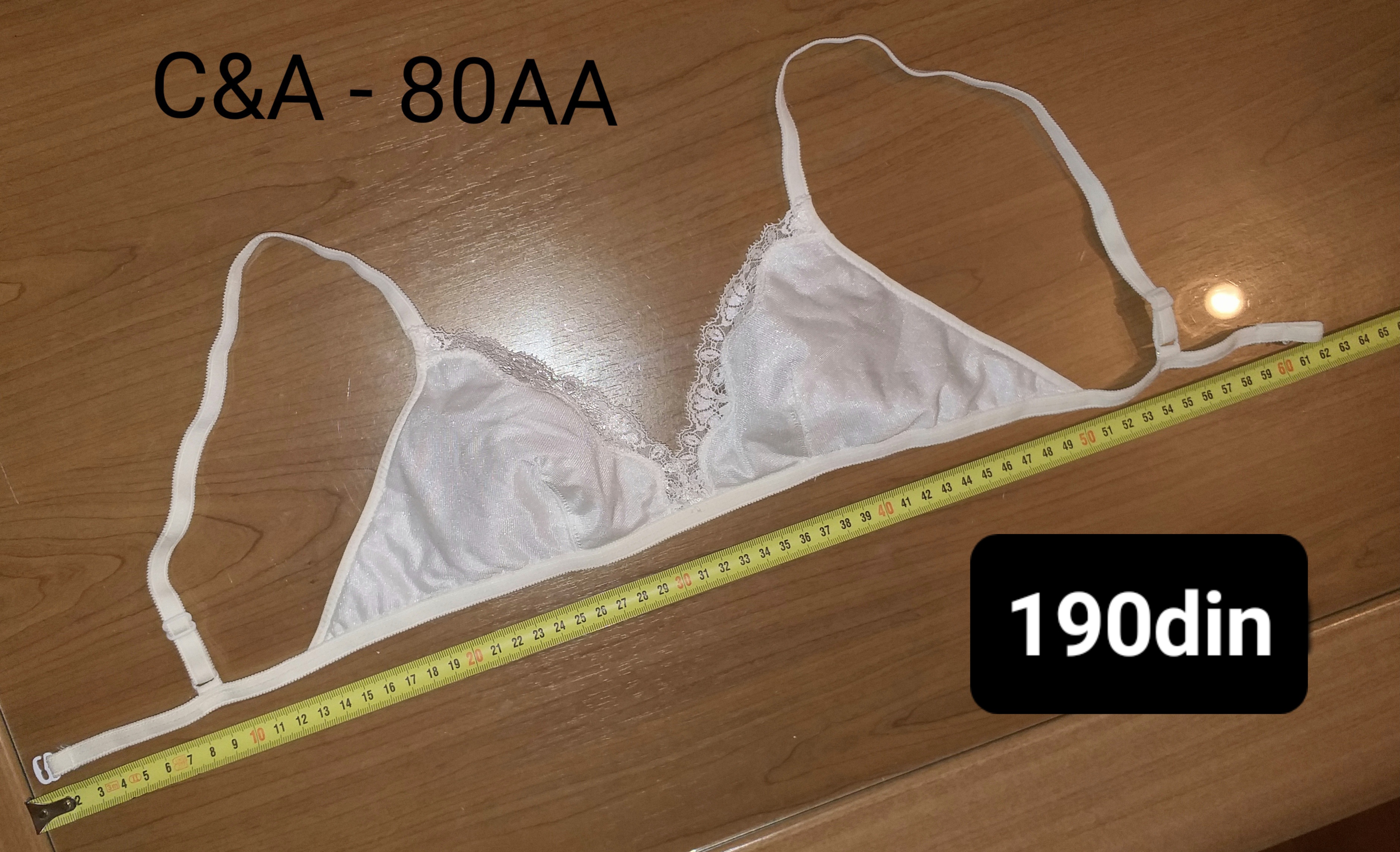 C & A grudnjak brushalter beli 80AA