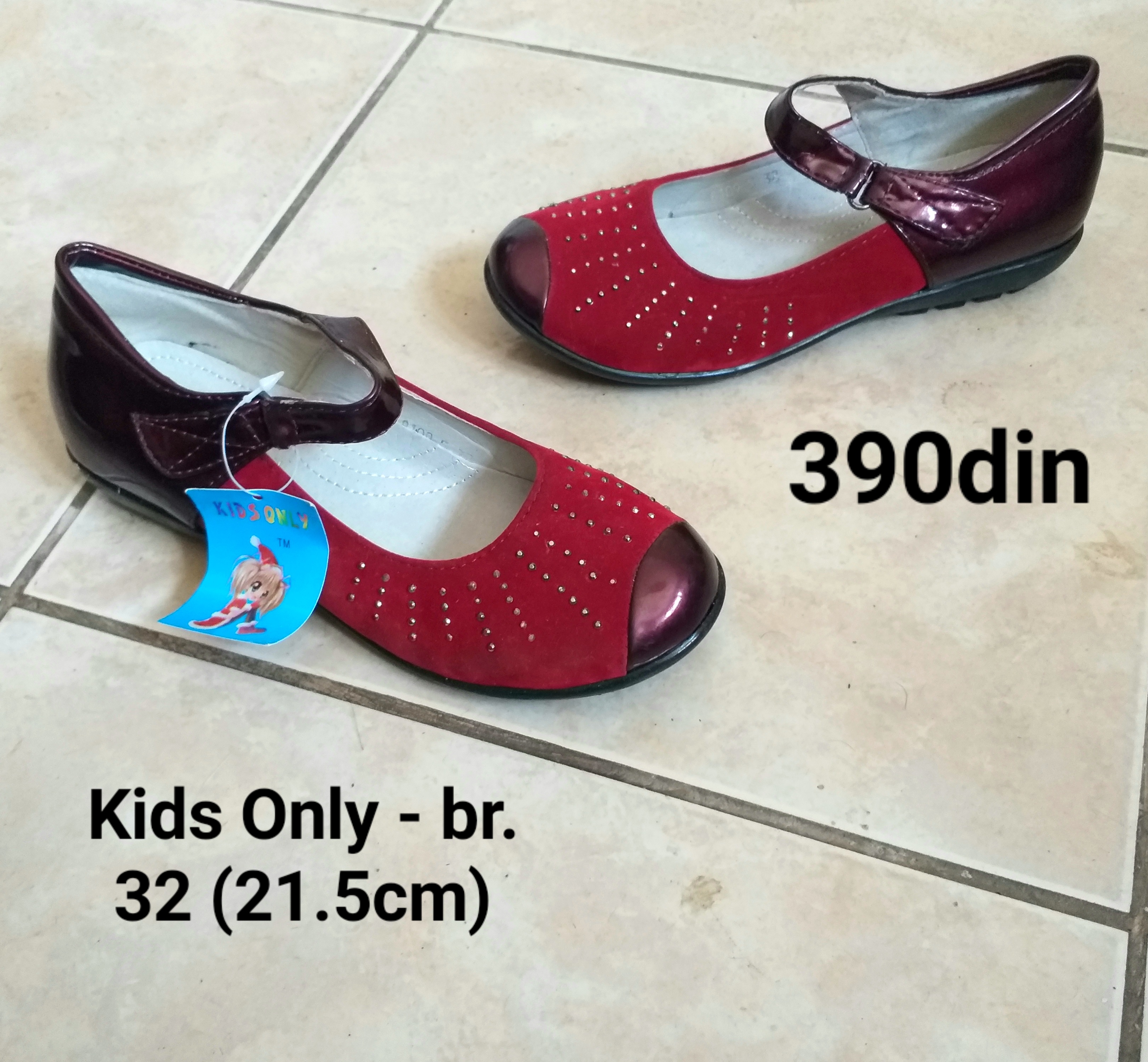 Kids Only crvene cipele za devojčice br. 32