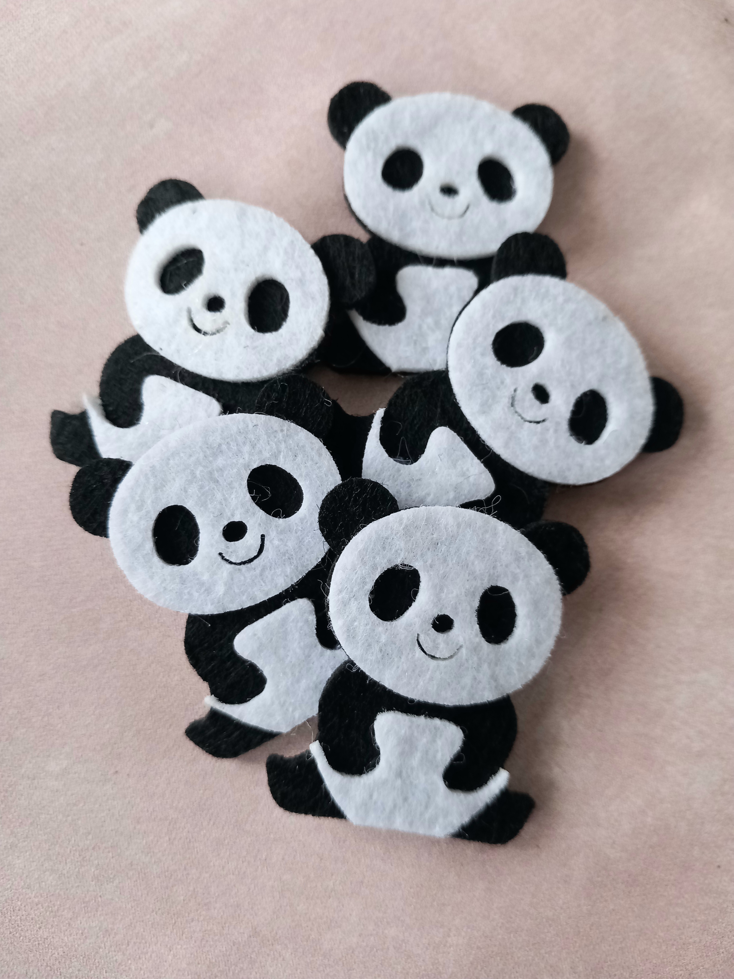 Panda dekoracija amblem ukras 5kom - NOVO