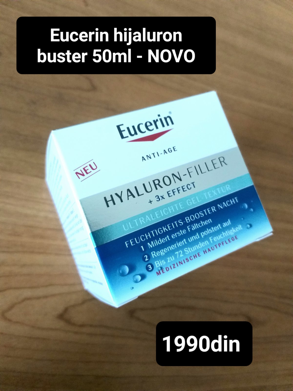 Eucerin Hyaluron Filler 3x noćni hidro buster 50ml NOVO