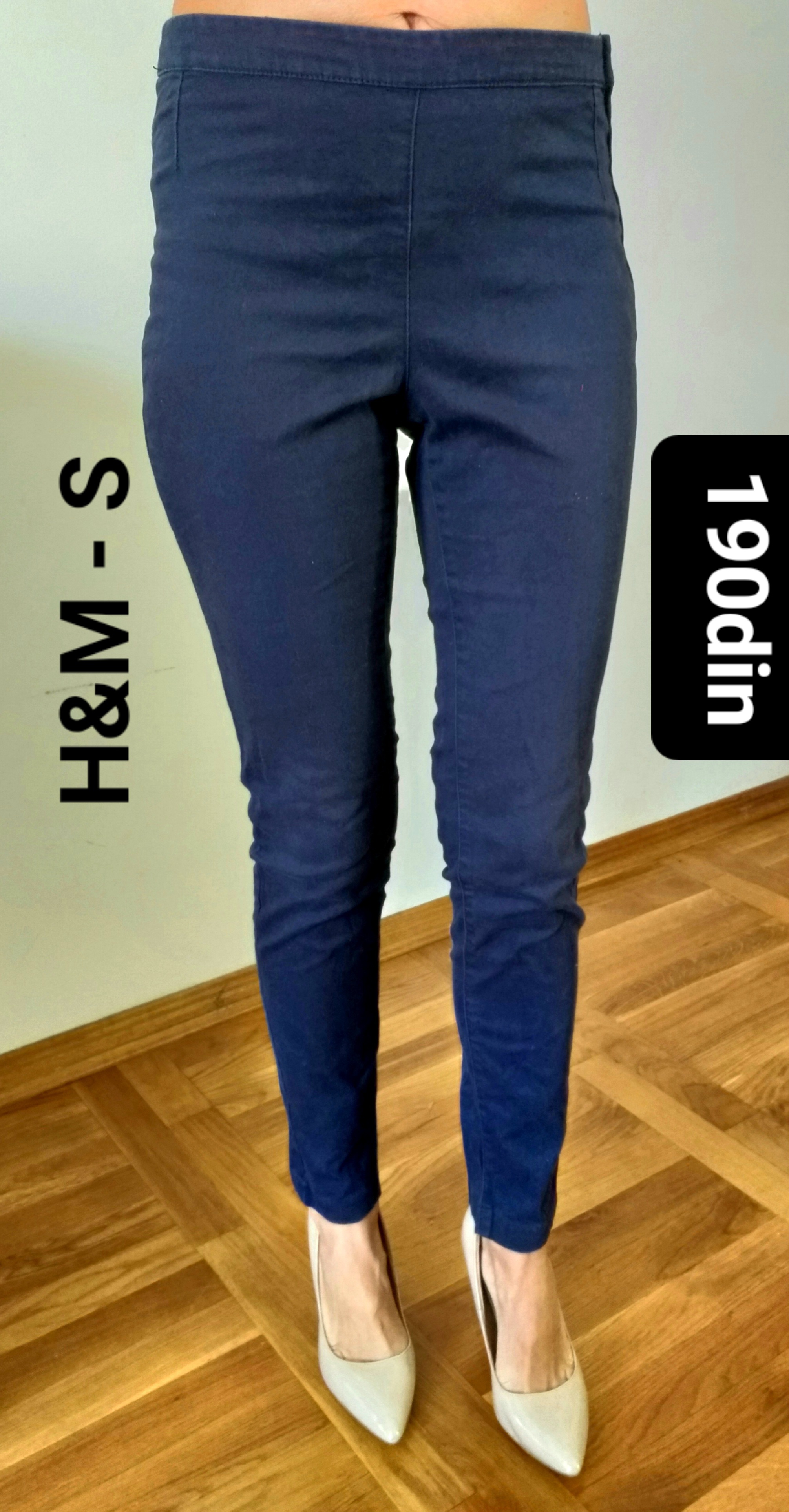 H&;M ženske teget pantalone S/36