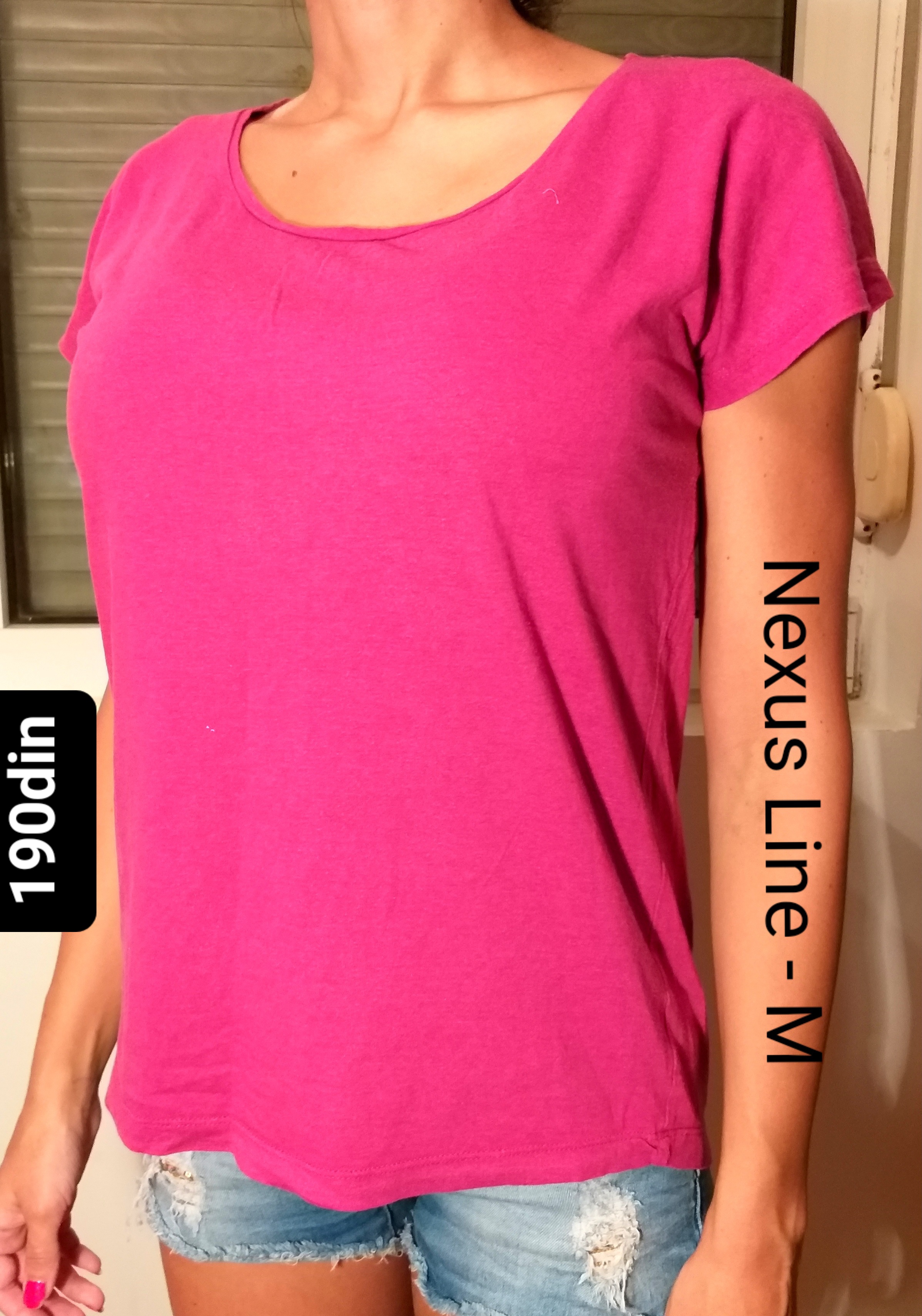 Nexus Line ženska majica roze M/38