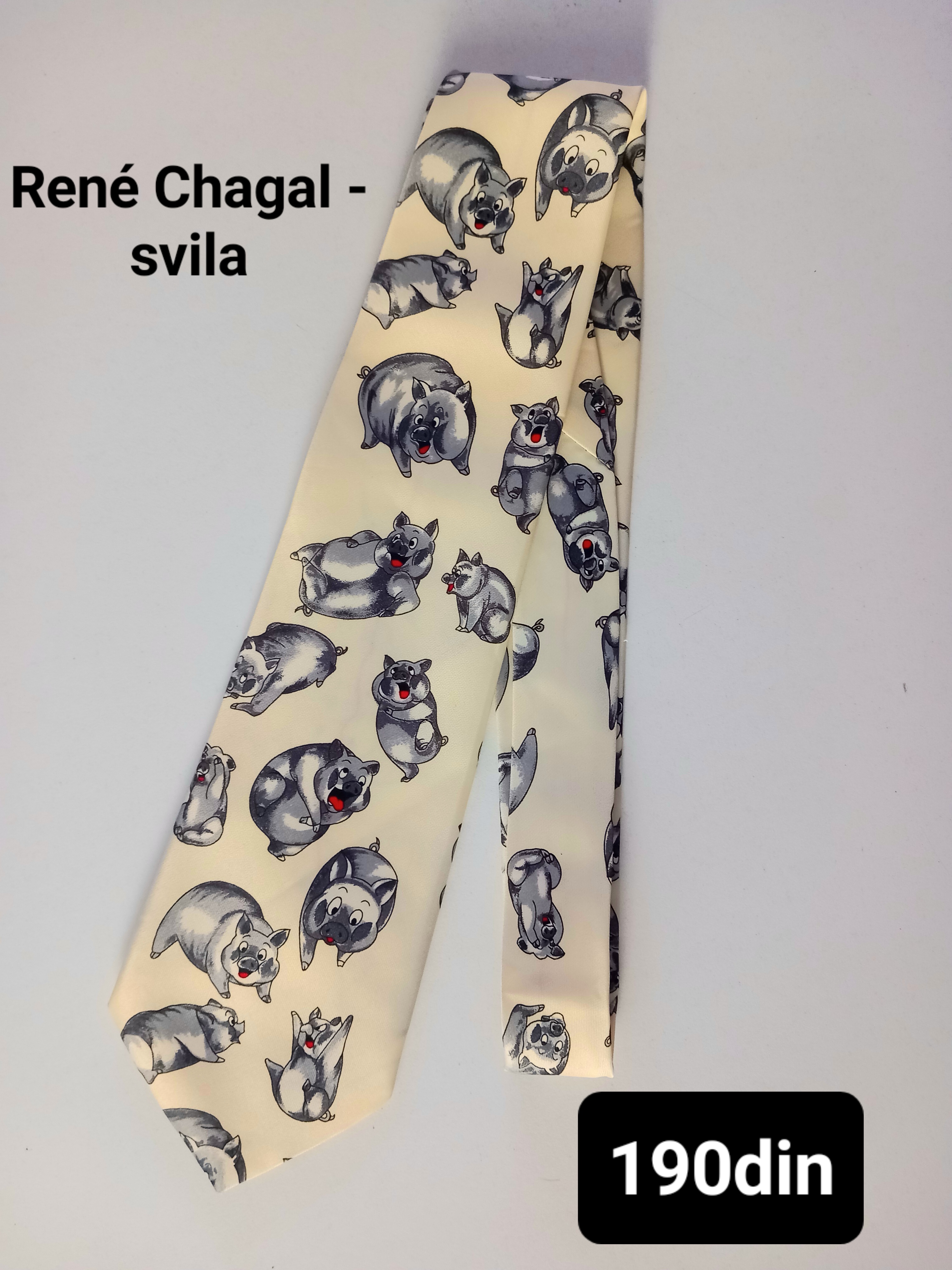 Rene Chagal muška svilena kravata