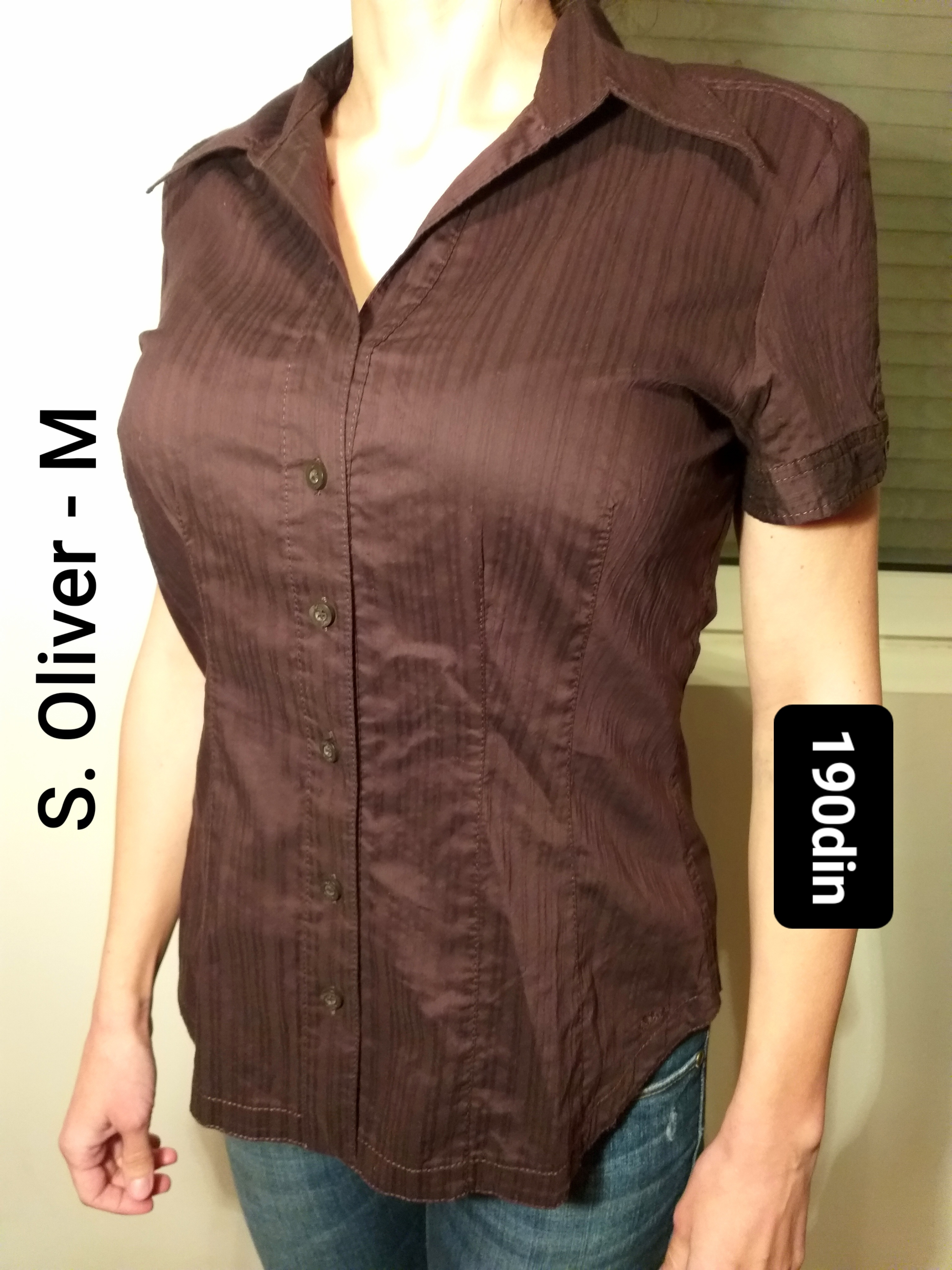 S. Oliver ženska košulja braon M/38