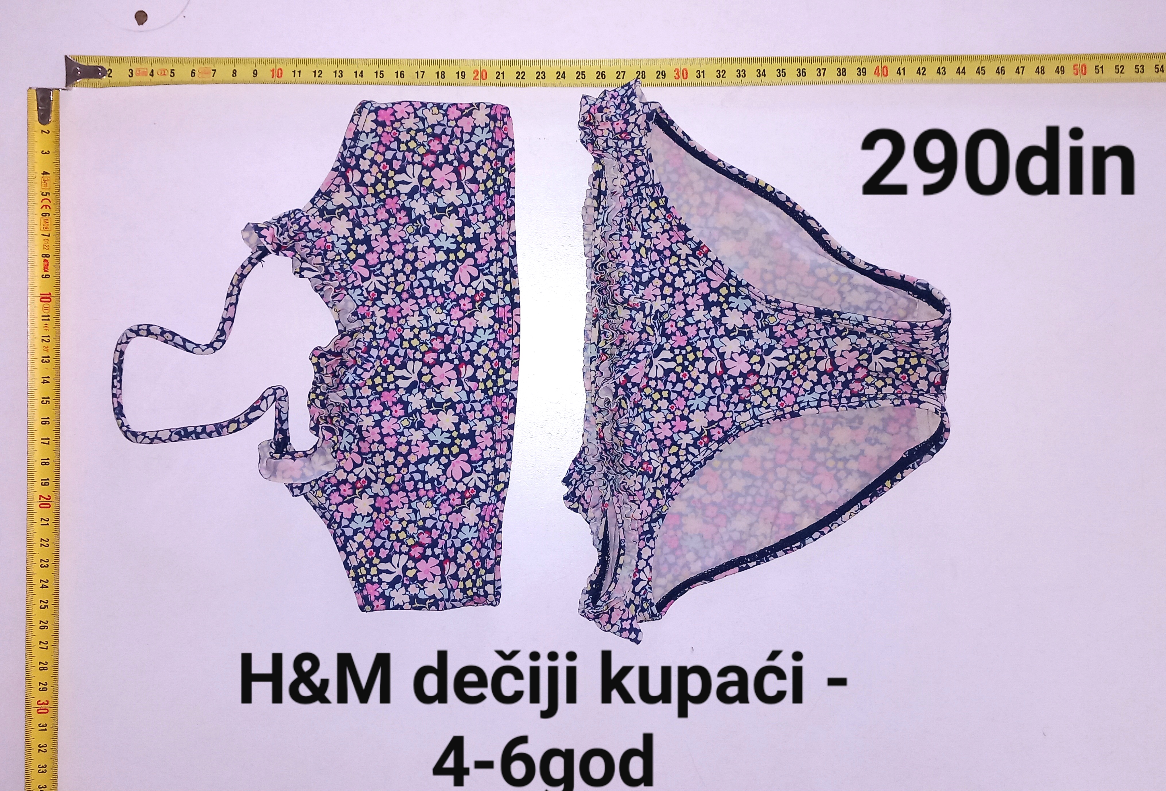 H&;M dečiji kupaći dvodelni za devojčice br. 104-116