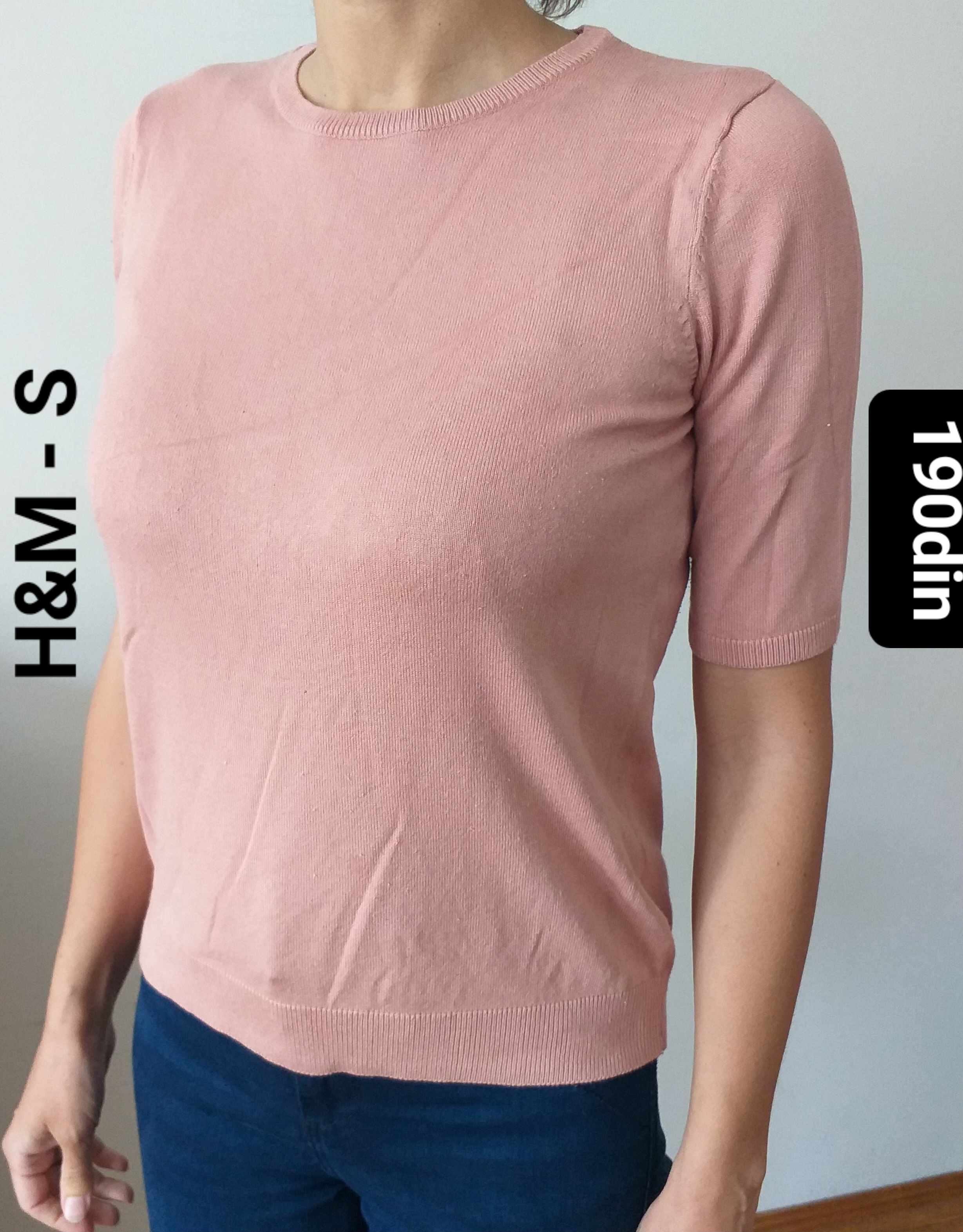 H&;M ženska bluza roze S/36