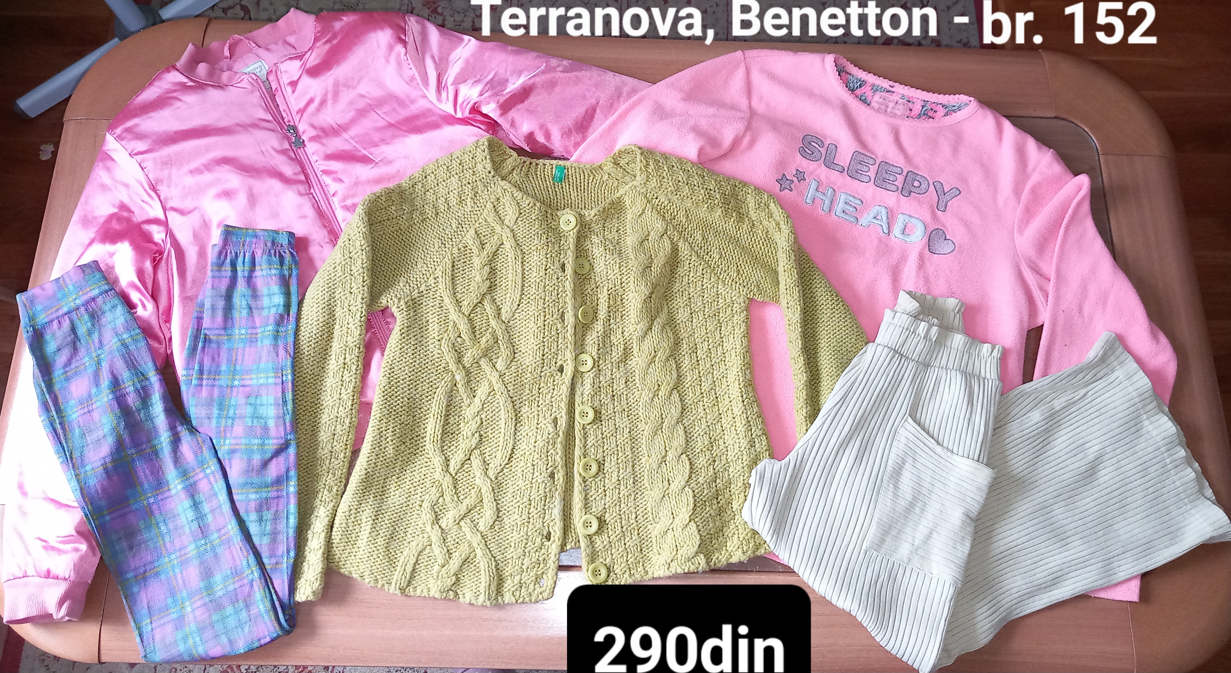 Terranova jakna džemper pidžama za devojčice br. 152