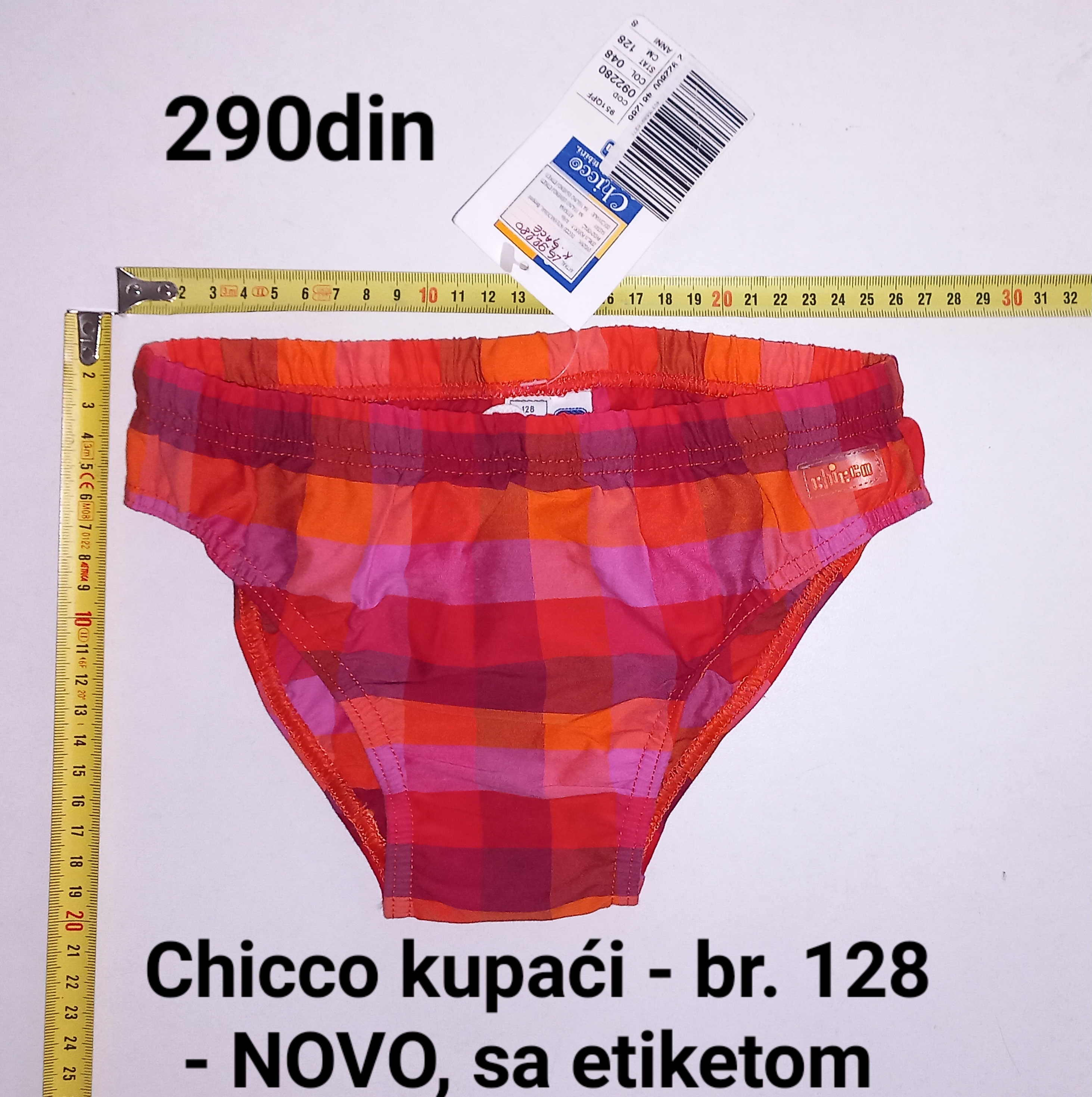 Chicco dečije kupaće gaće br. 128 - NOVO