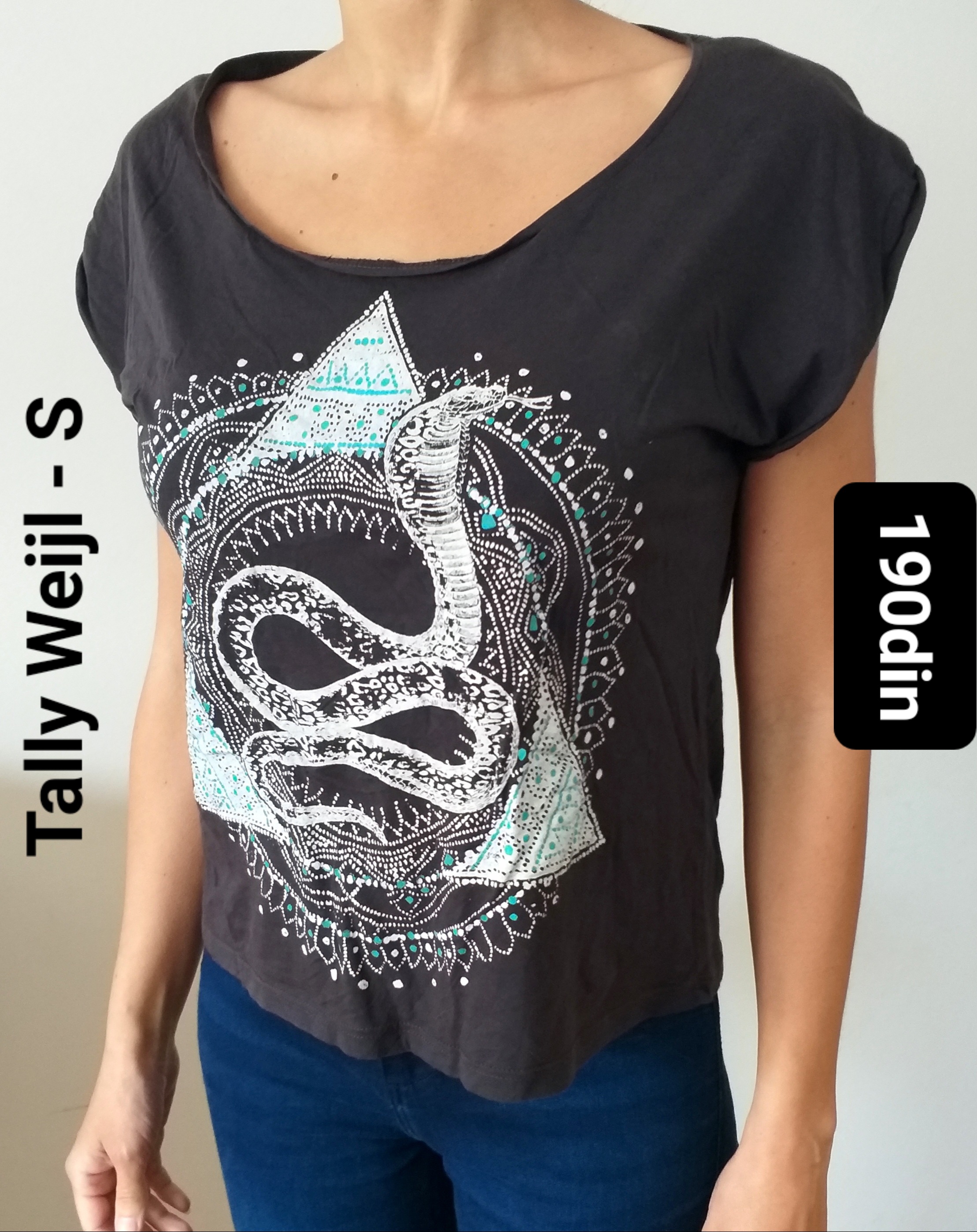 Tally Weijl ženska majica kobra S/36