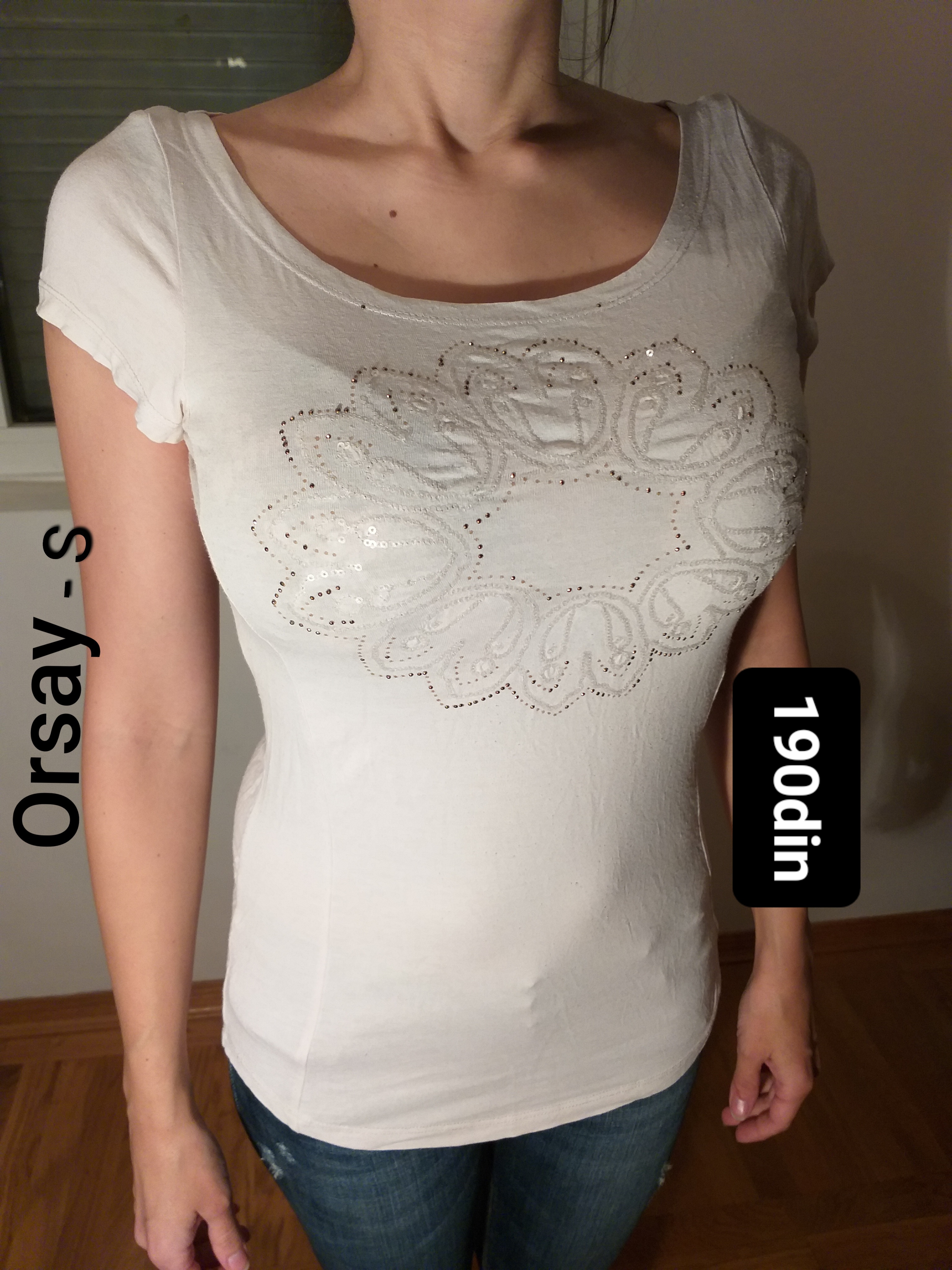 Orsay ženska majica bela S/36