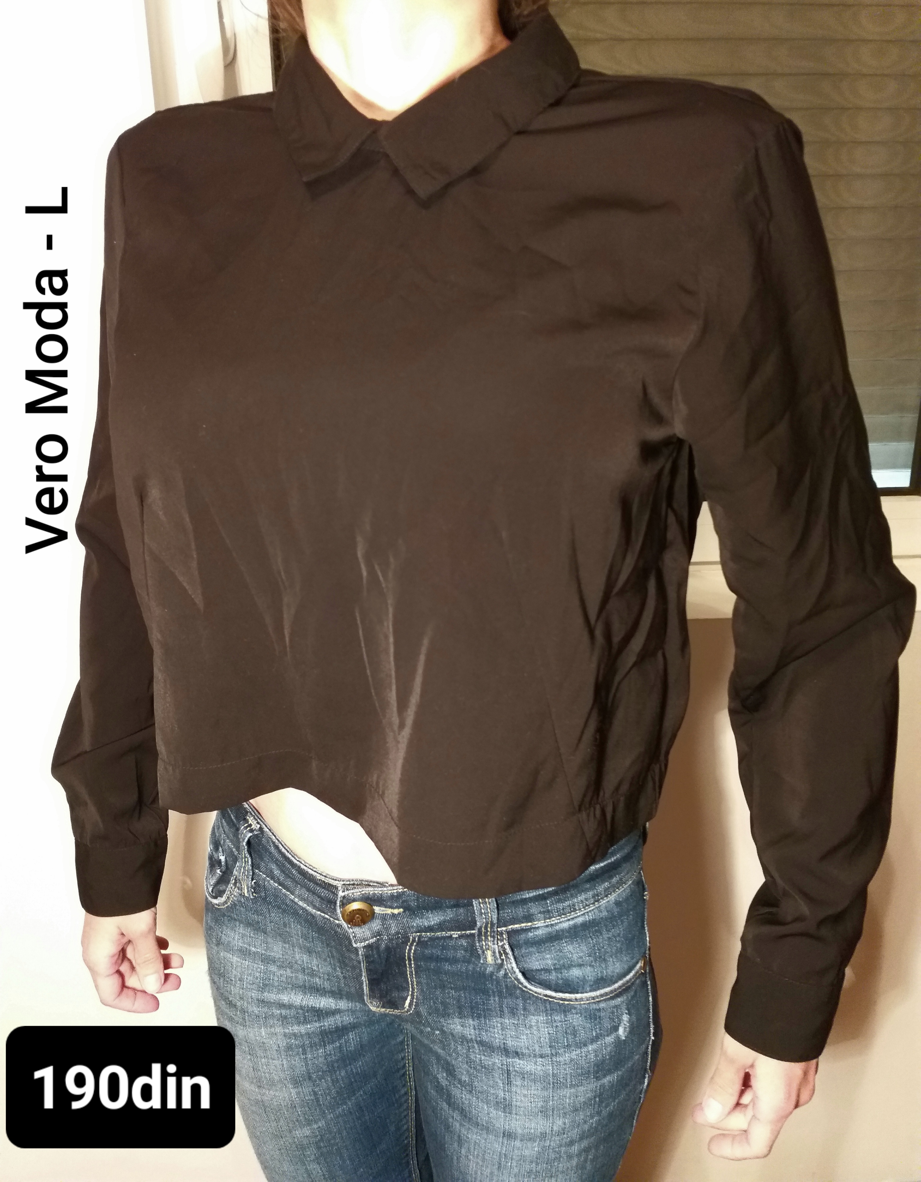 Vero Moda ženska bluza košulja crna L/40