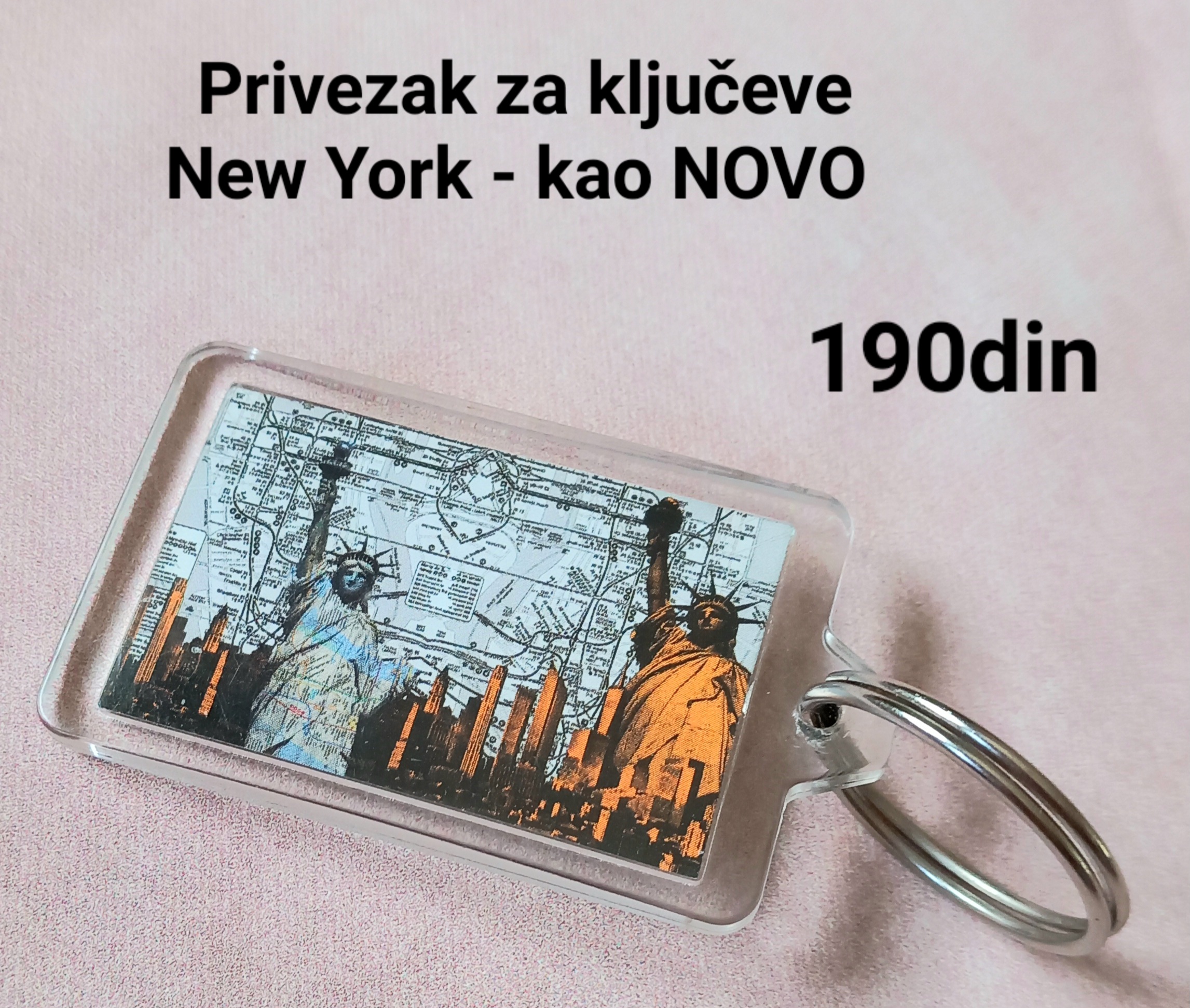 Privezak za ključeve New York - kao NOVO