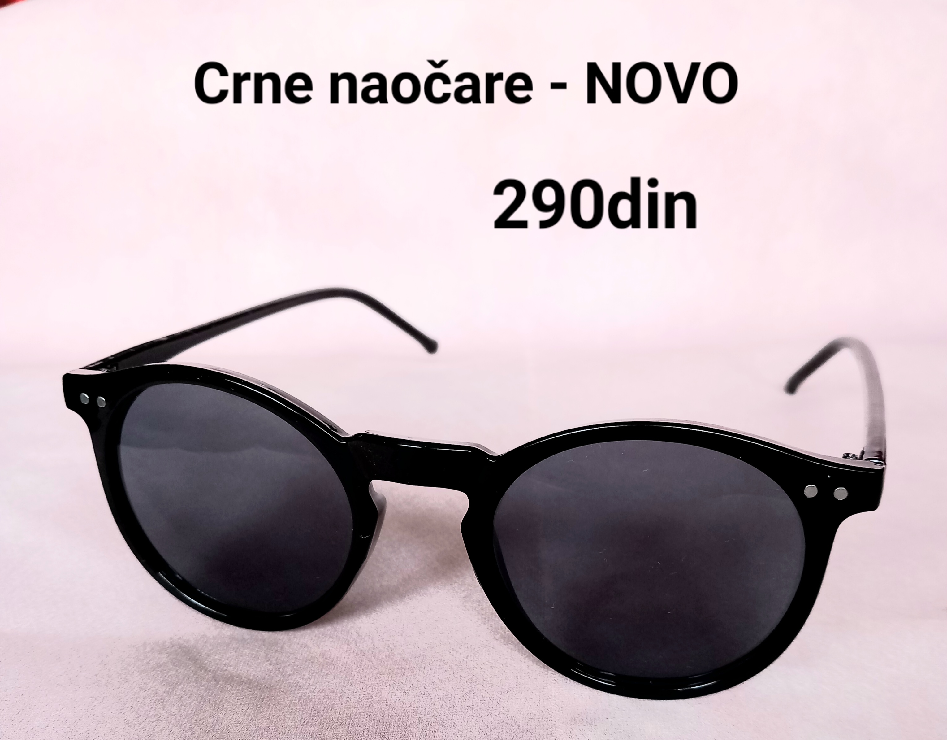 Naočare za sunce crne boje - NOVO