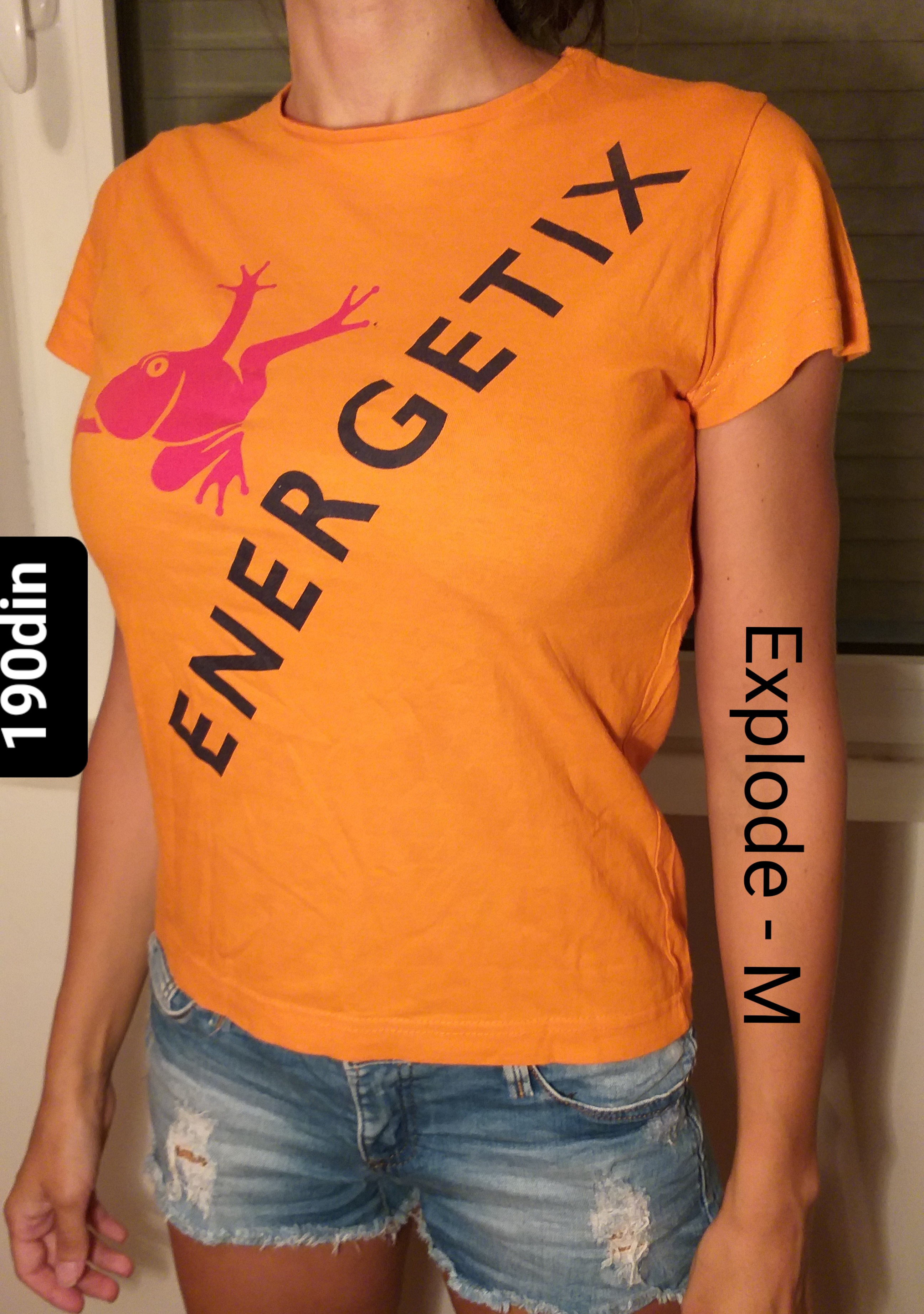 Explode ženska majica narandžasta M/38