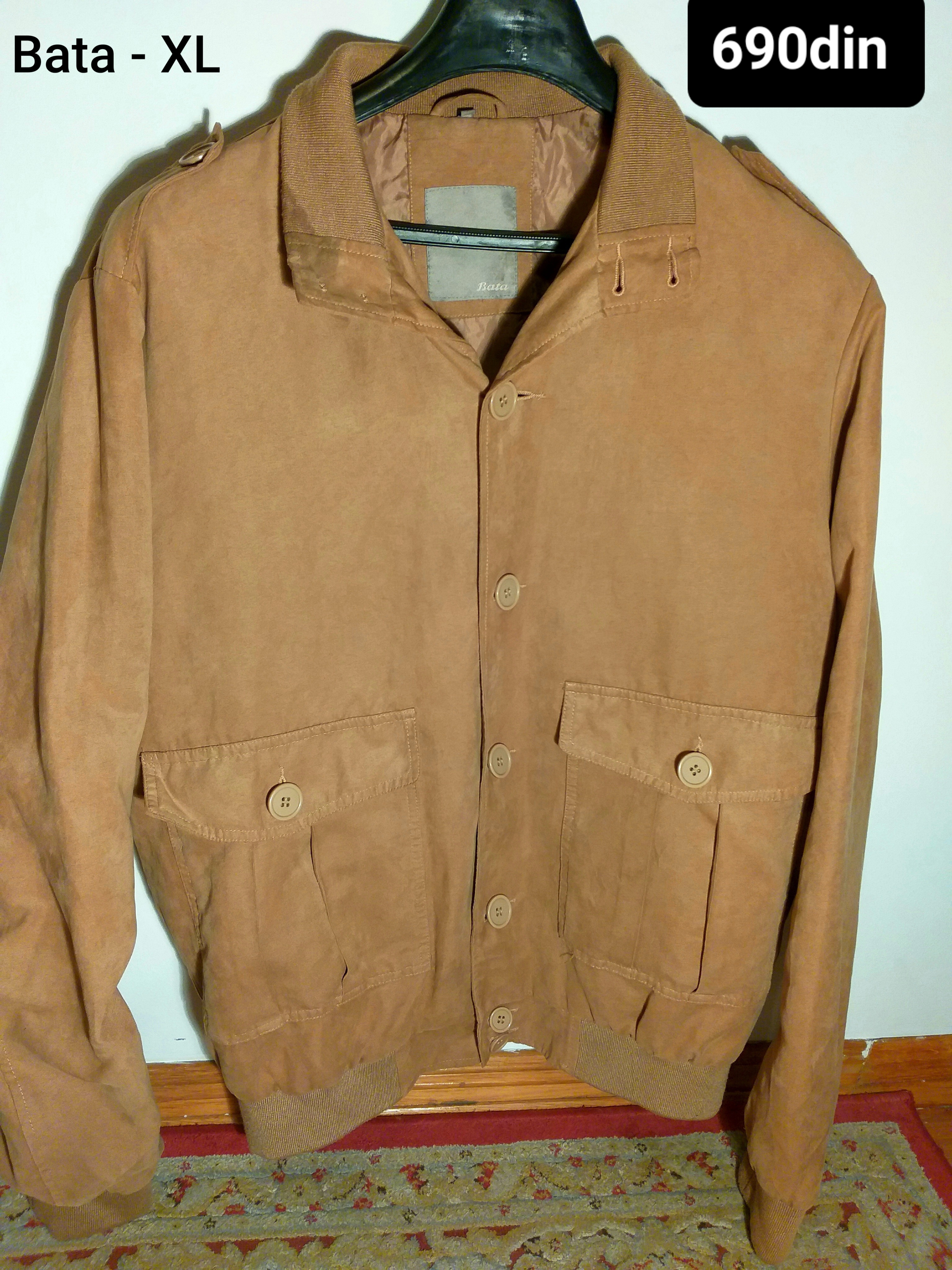 Bata muška jakna svetlo braon boje XL