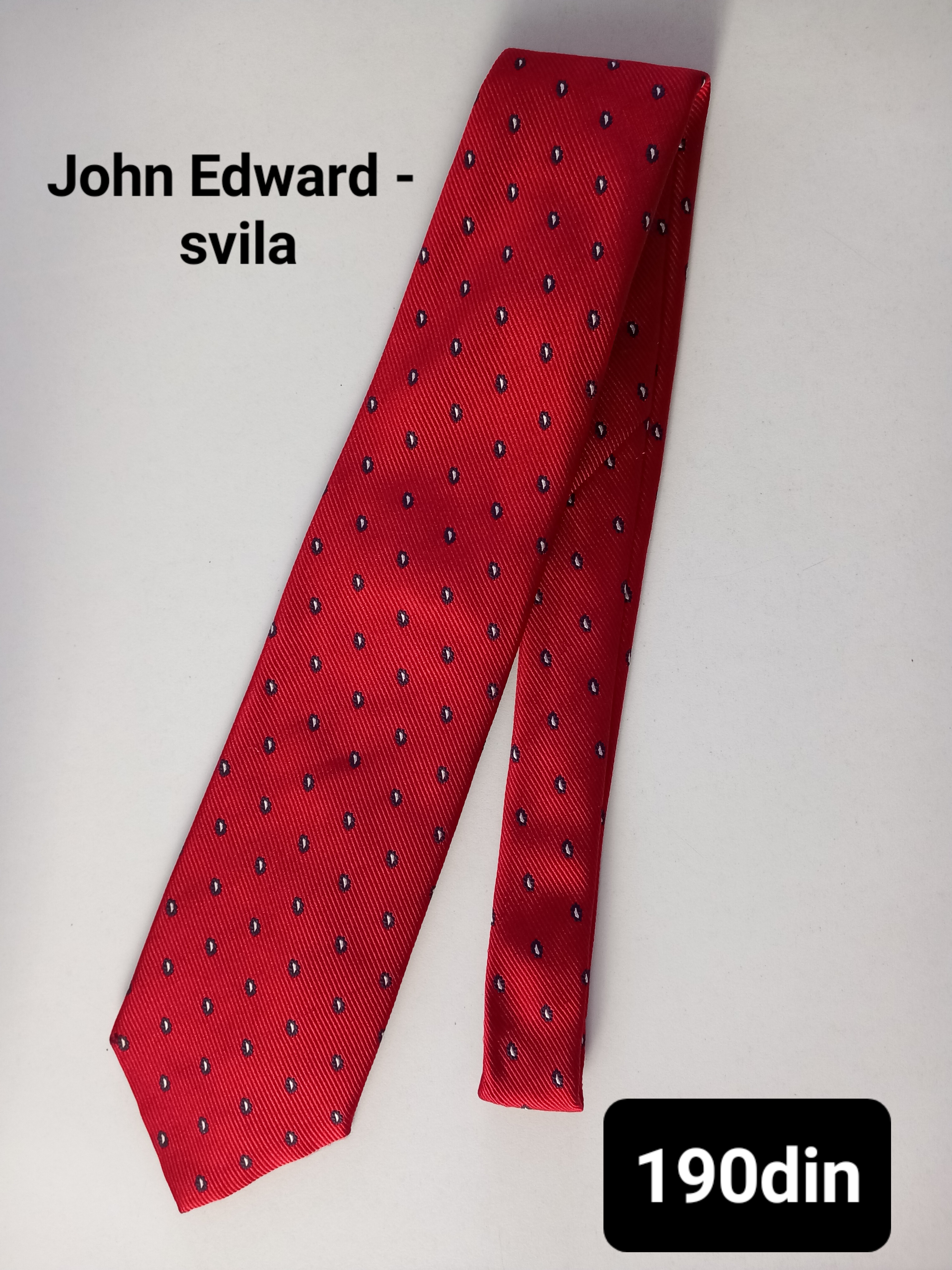 John Edward muška svilena kravata