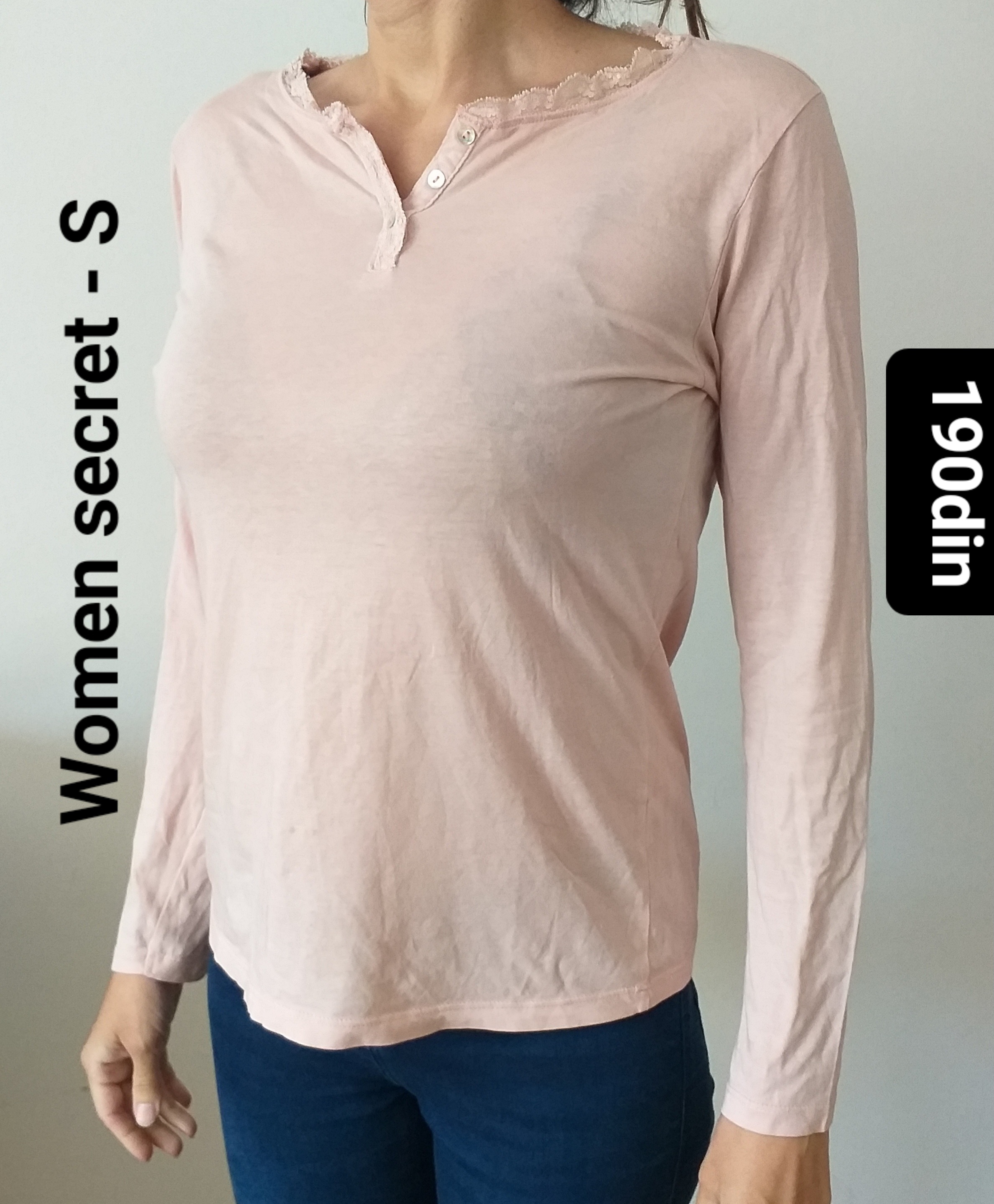 Women`secret ženska pidžama gornji deo roze S/36