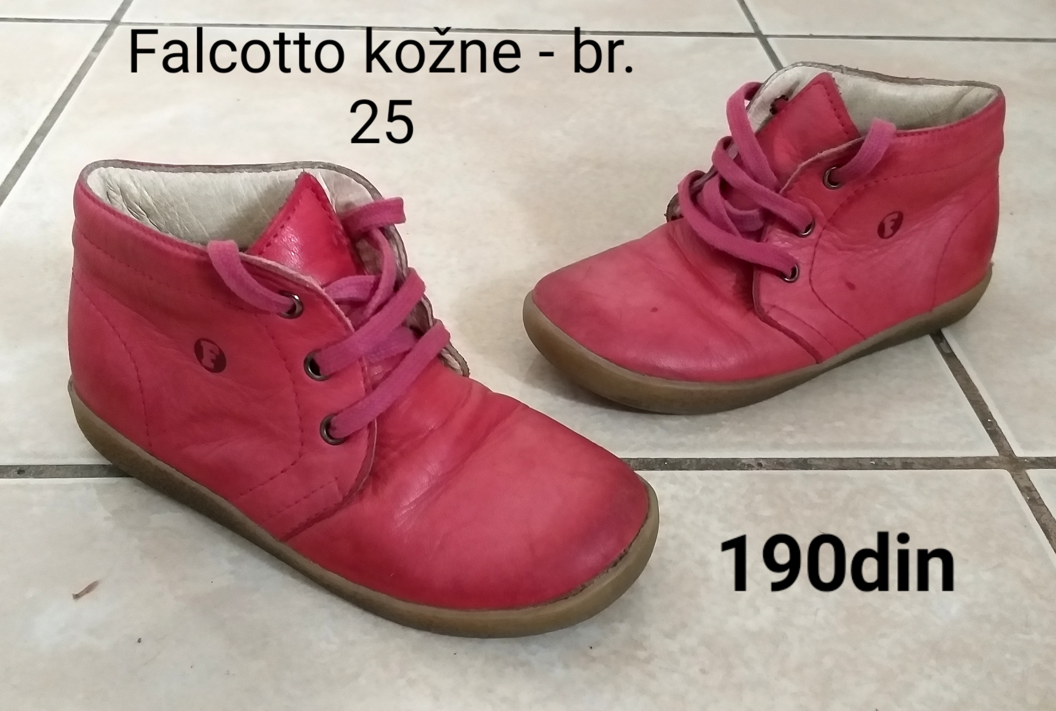 Falcotto dečije kožne anatomske cipele br. 25