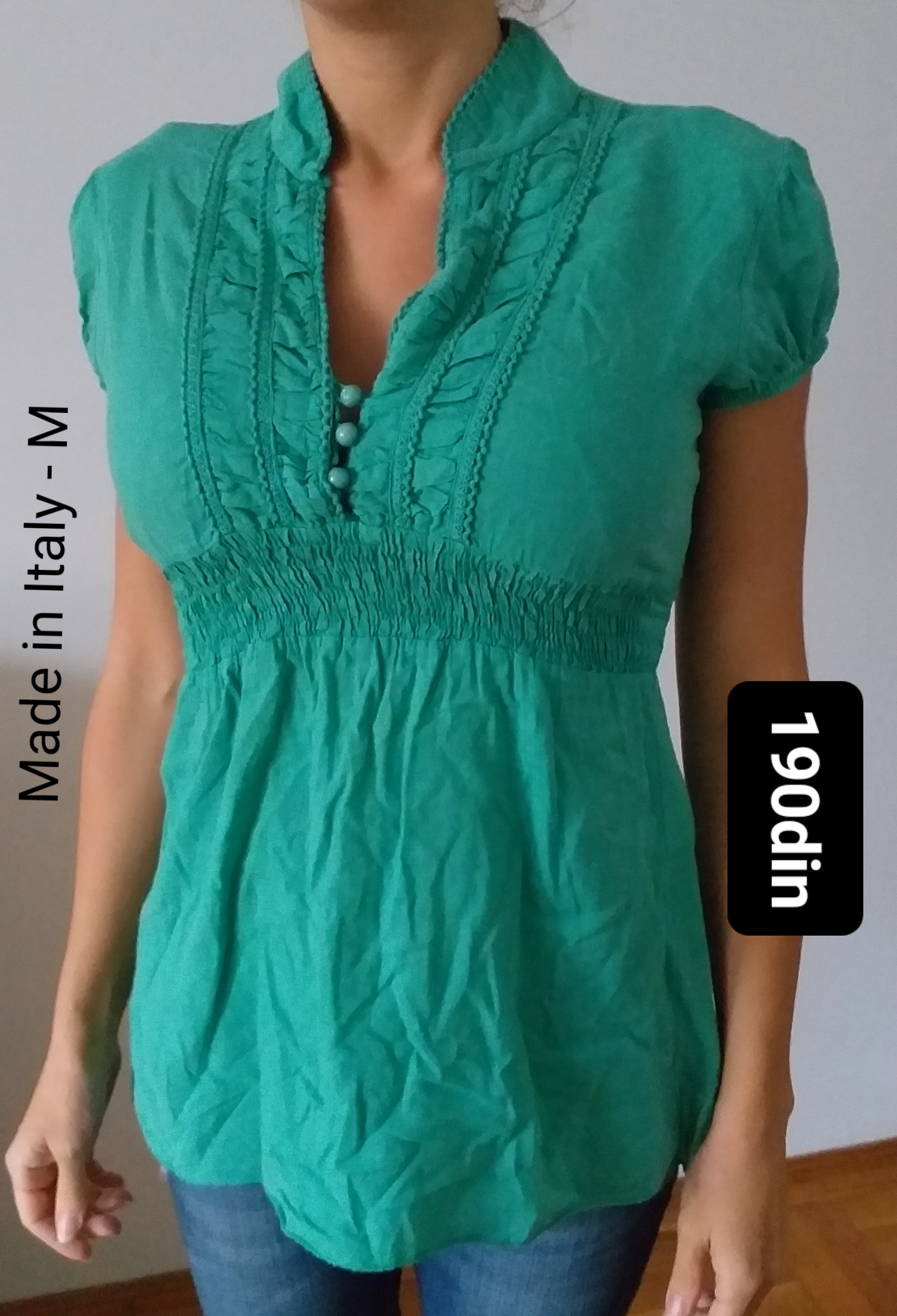 Ženska majica bluza zelena Made in Italy M/38