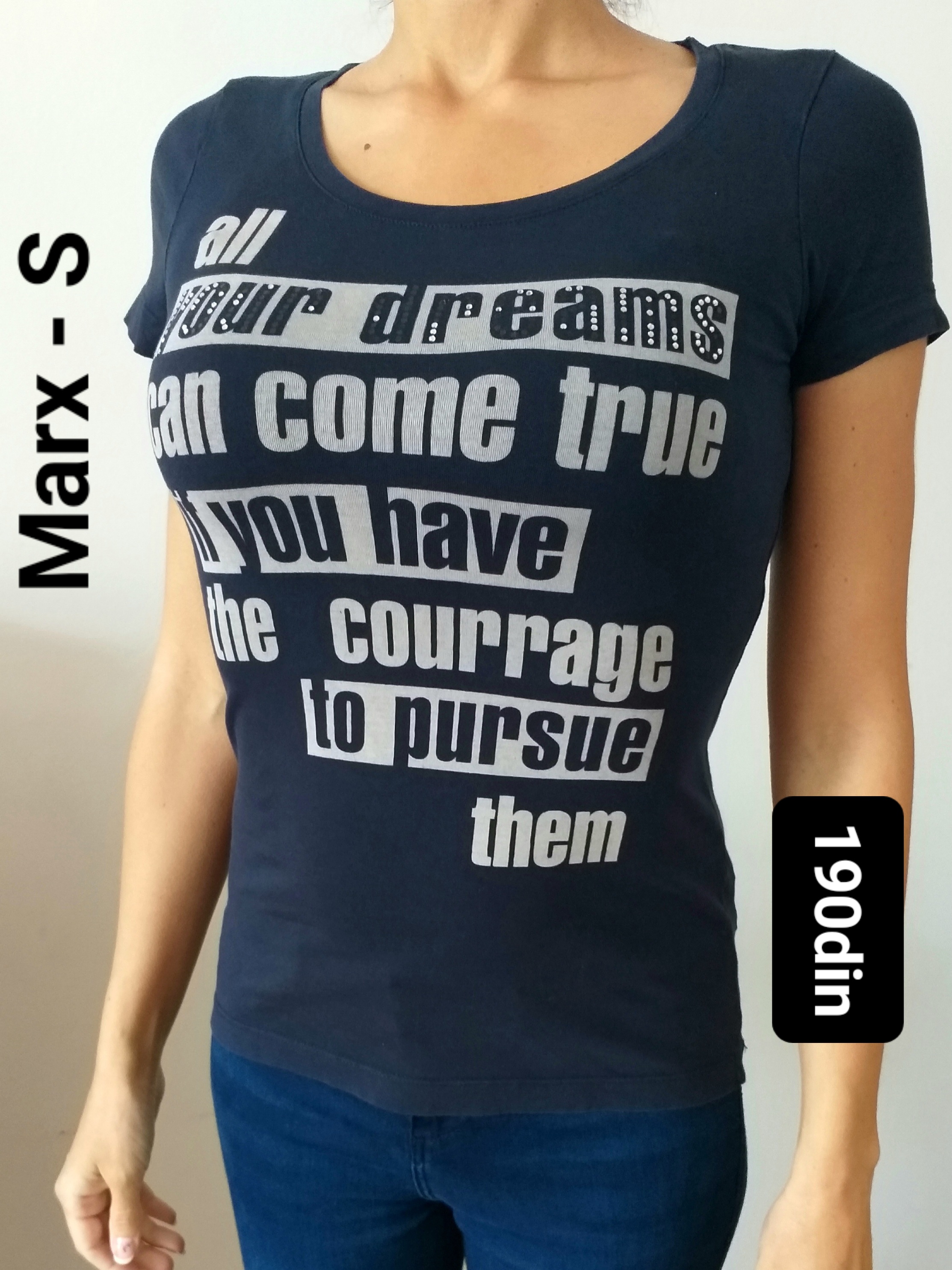 Marx ženska majica teget S/36