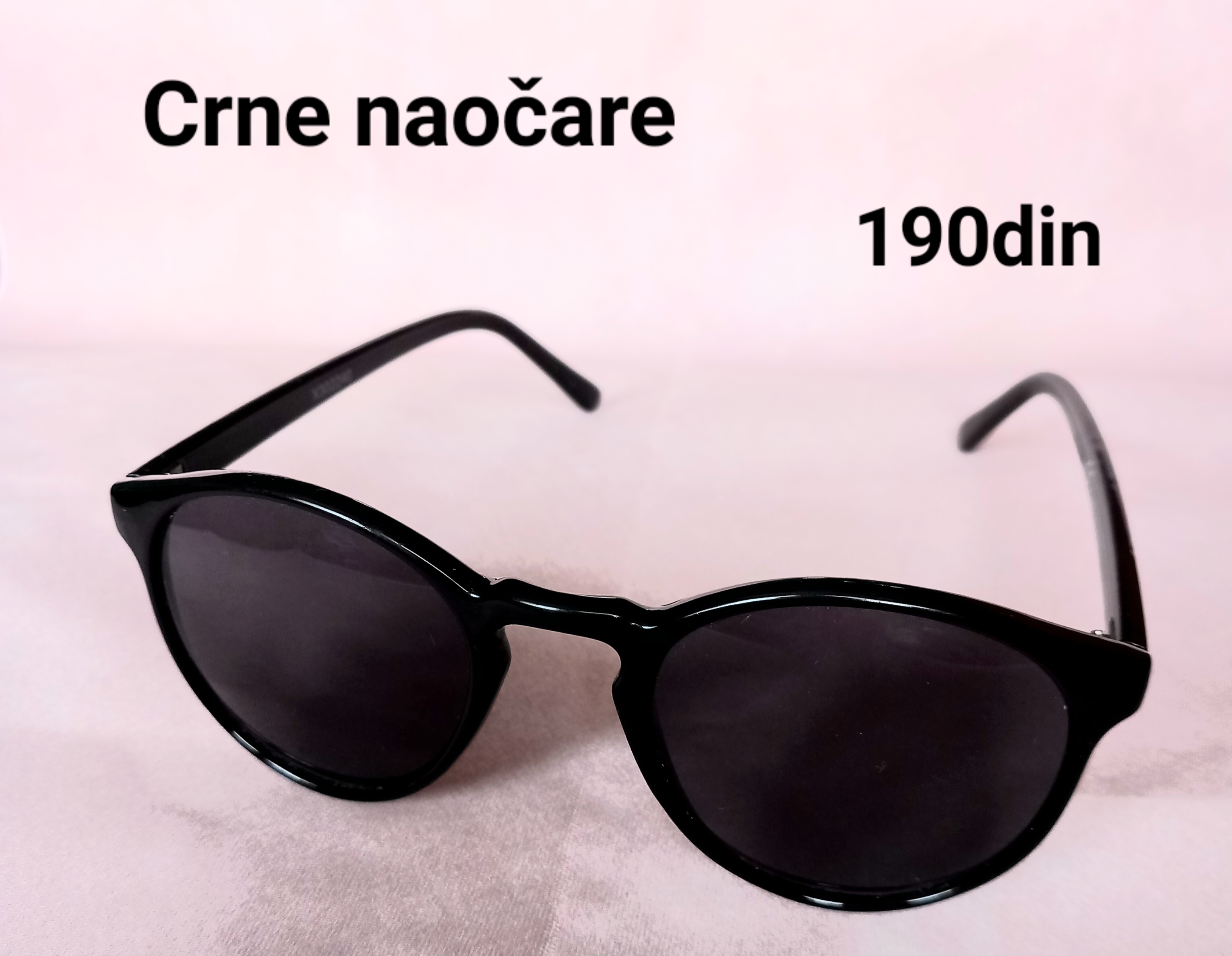 Ženske naočare za sunce crne boje