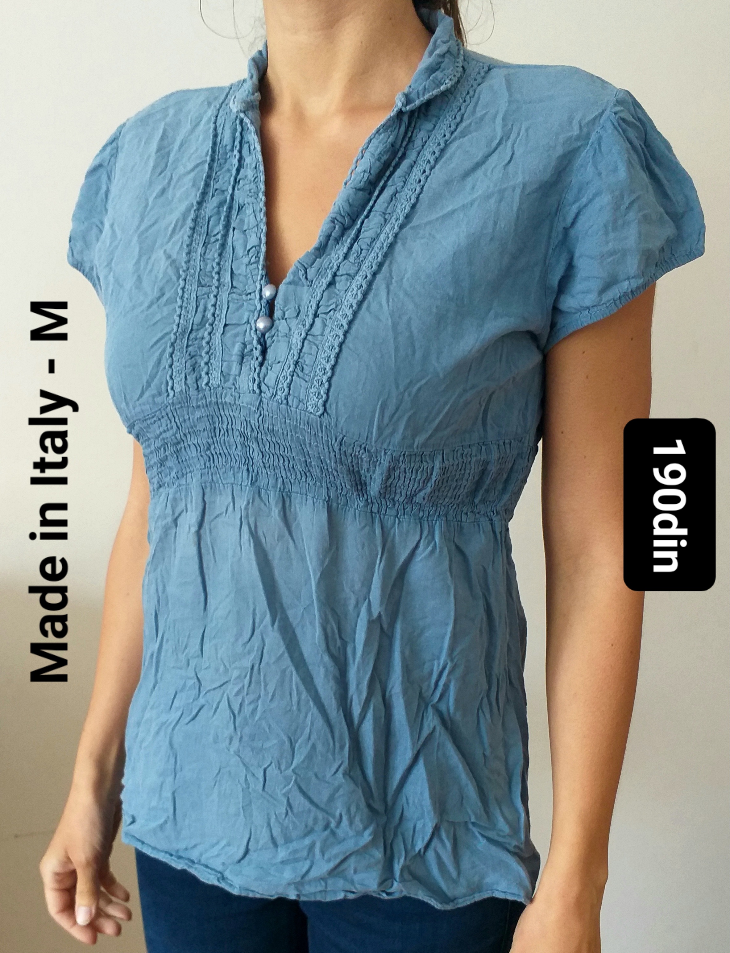 Ženska bluza plava Made in Italy M/38