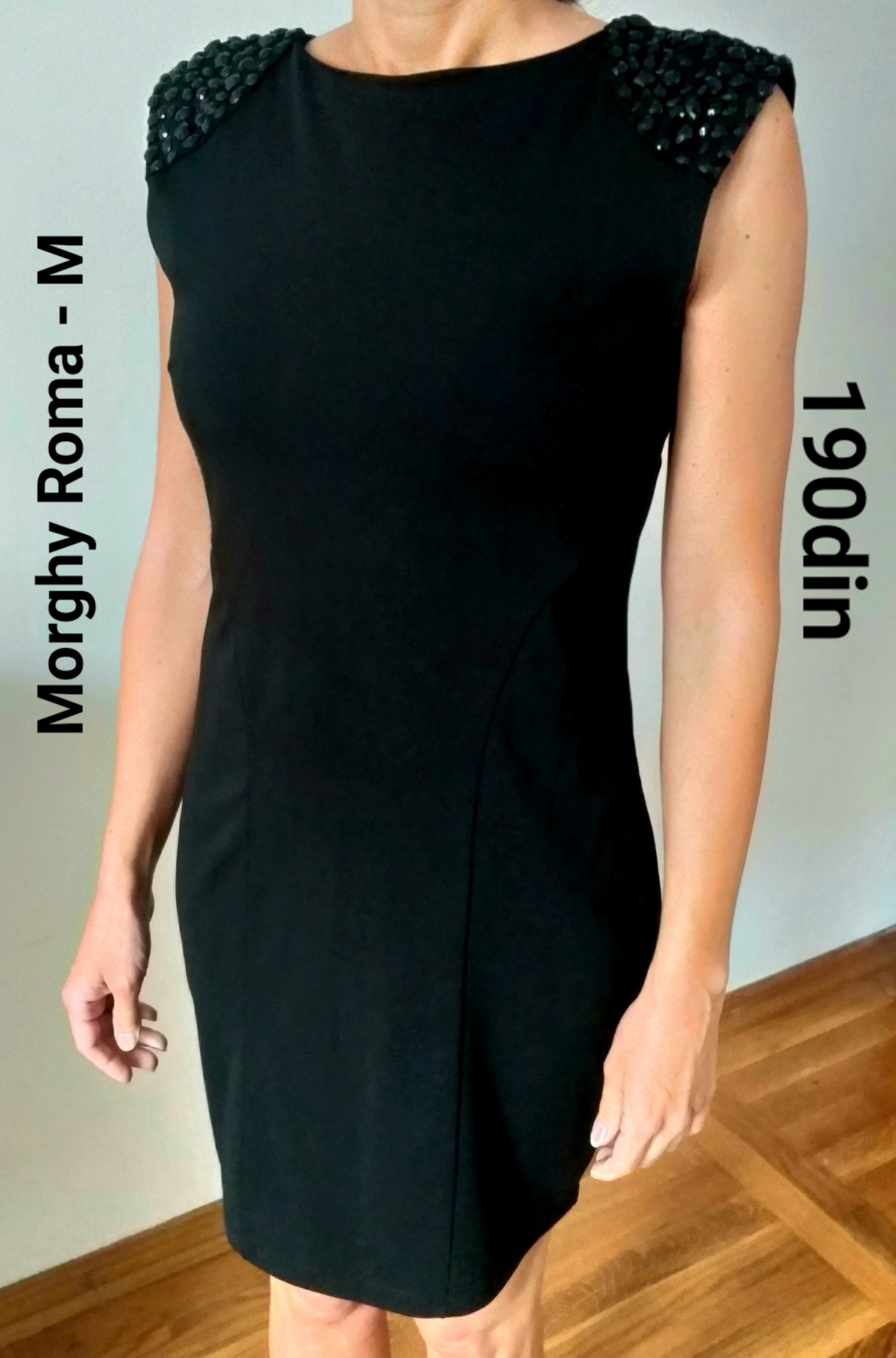 Morghy Roma crna svečana haljina M