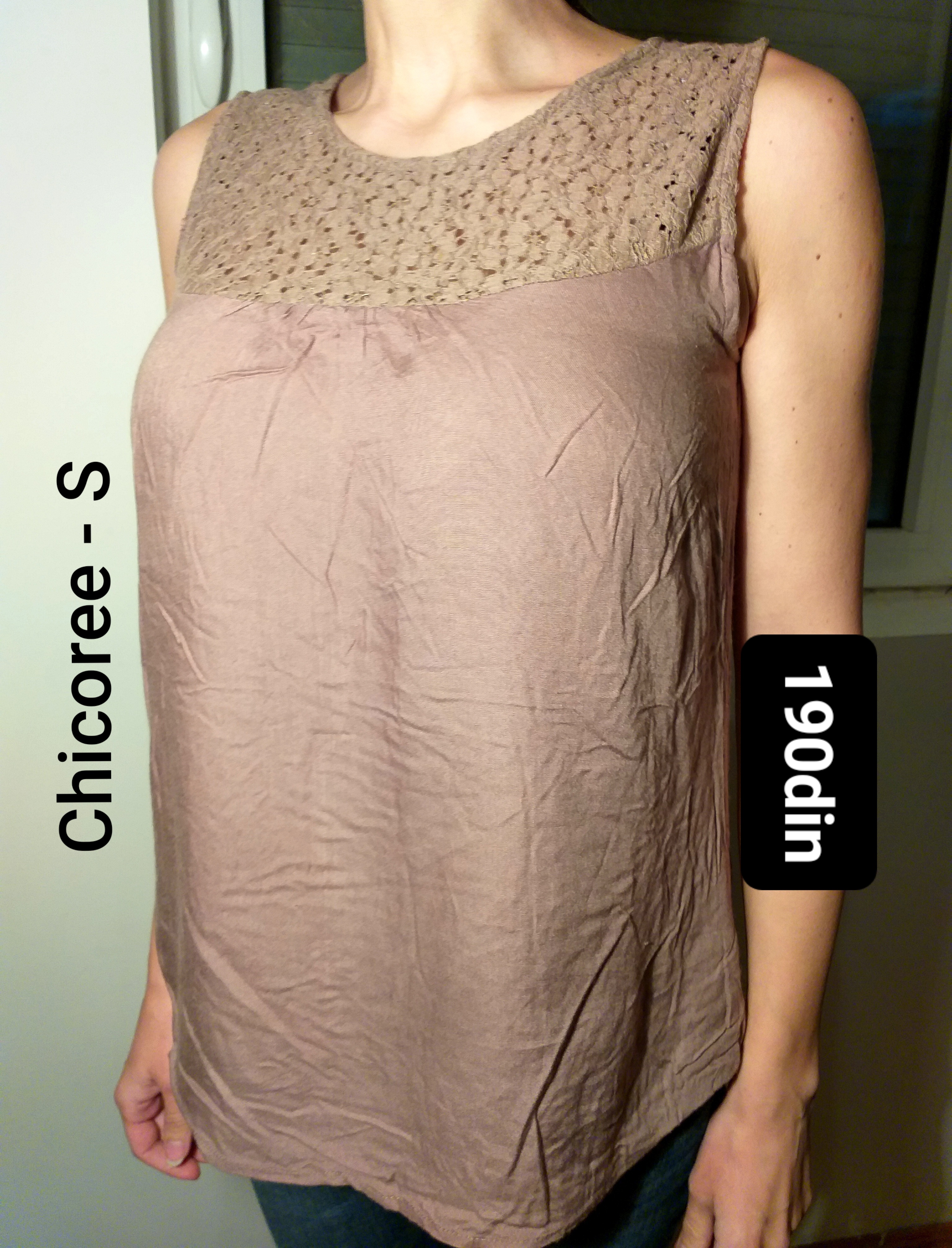Chicoree ženska majica bluza braon S/36