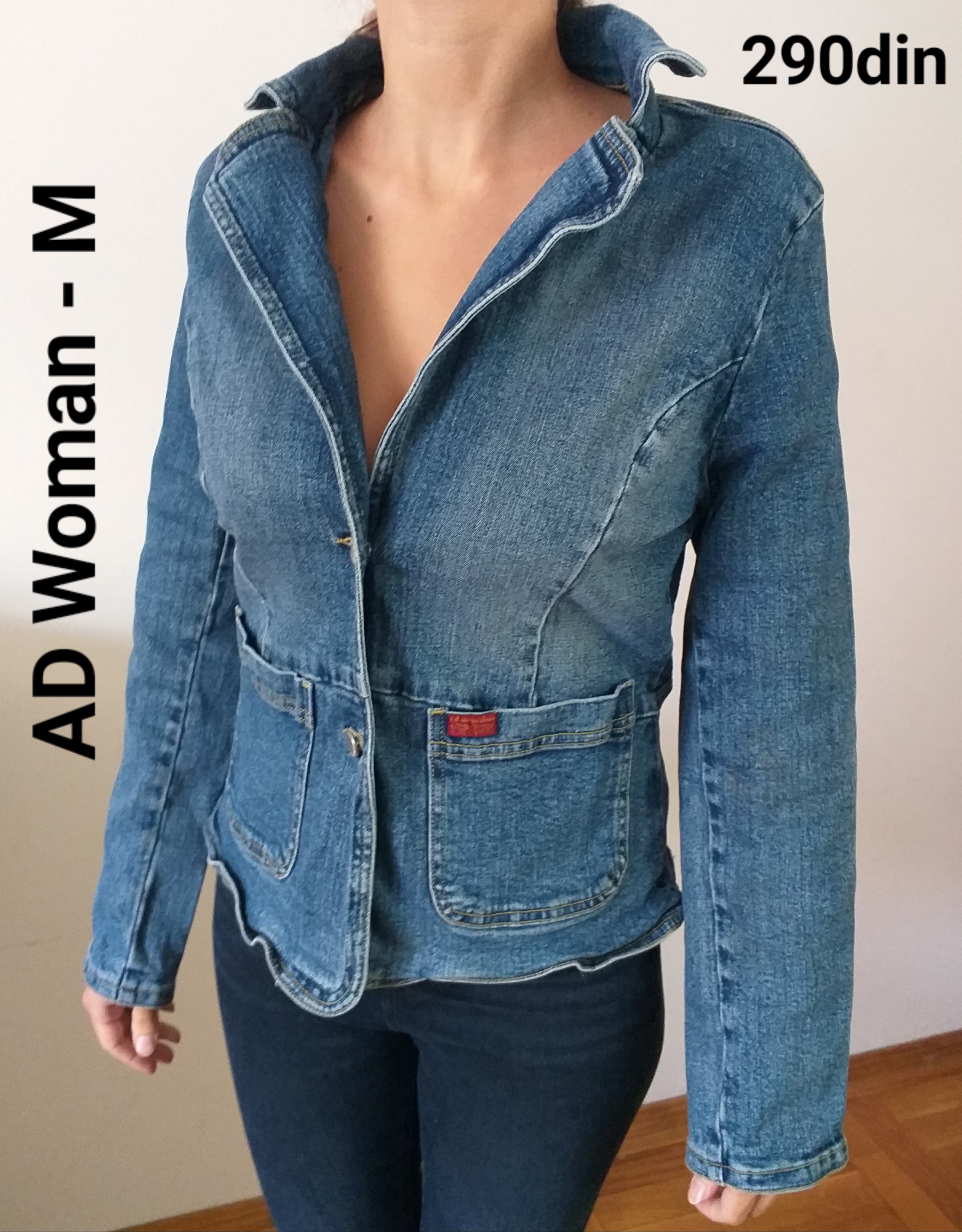 AD Woman ženska teksas jakna sako M