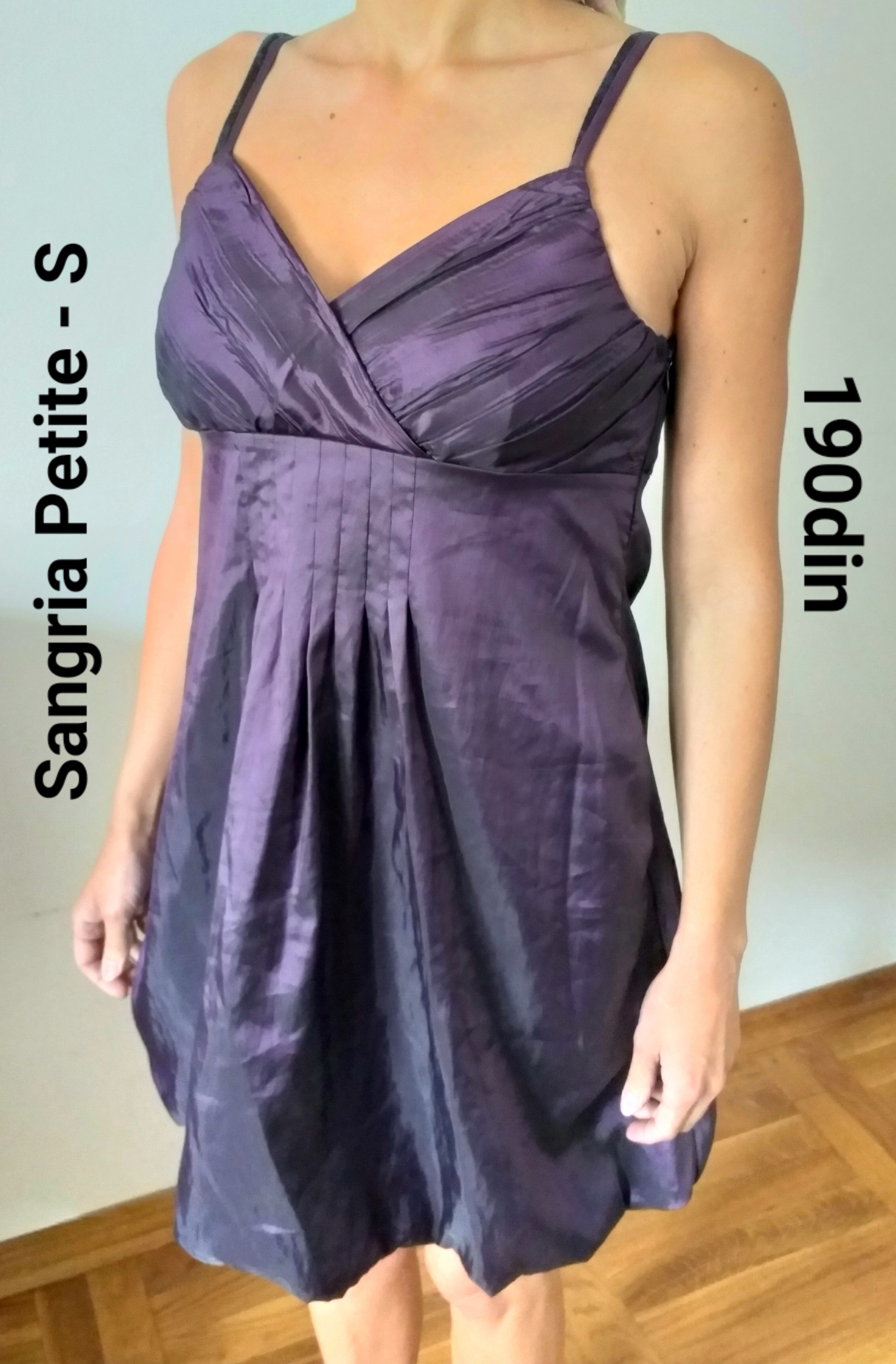 Sangria Petite elegantna ljubičasta haljina S/36