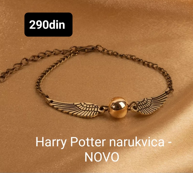 Harry Potter narukvica zlatna skrivalica - NOVO