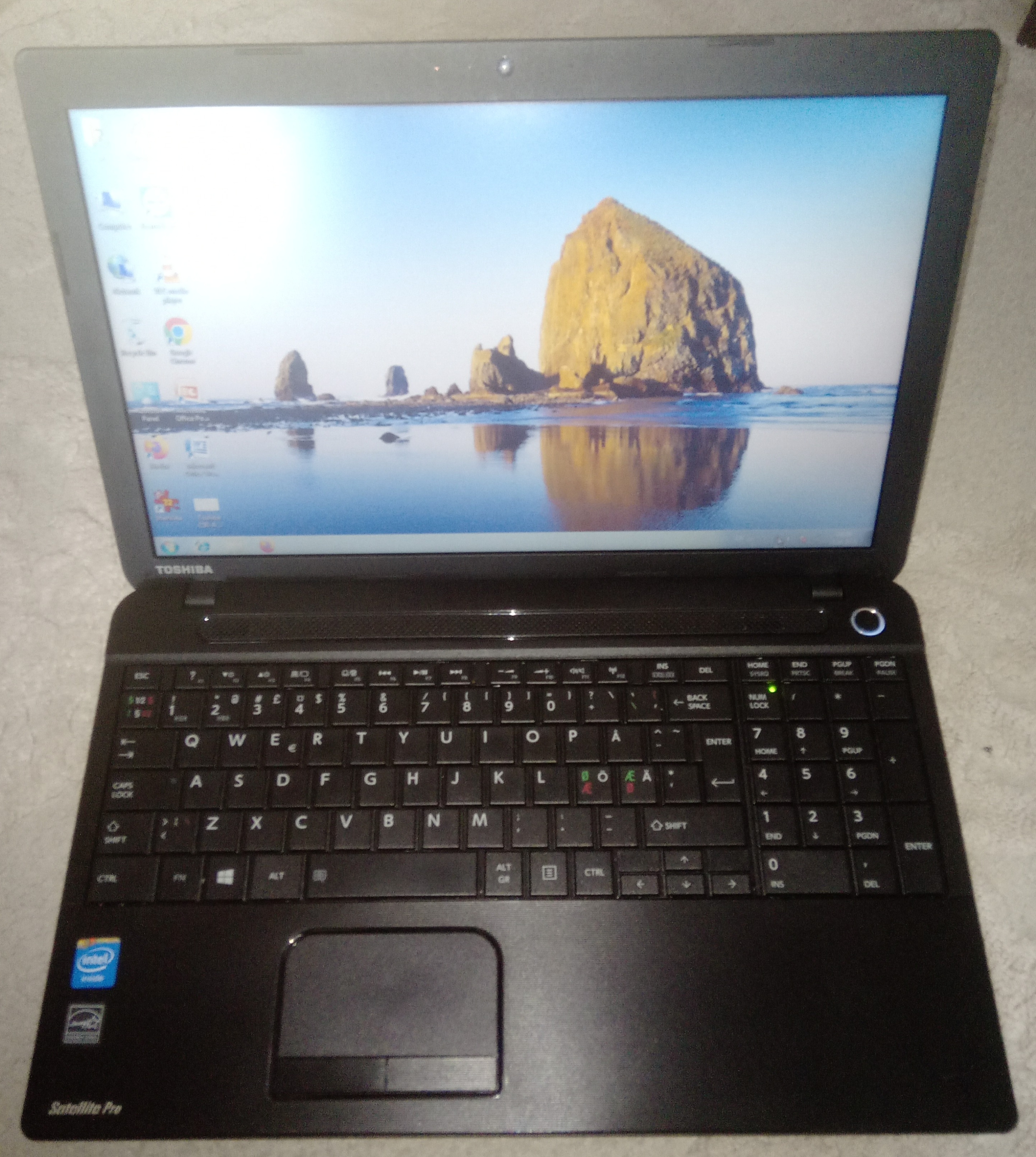 Laptop Toshiba C50-A #1/1005M Dual/4gb ddr3/ssd/bez bat