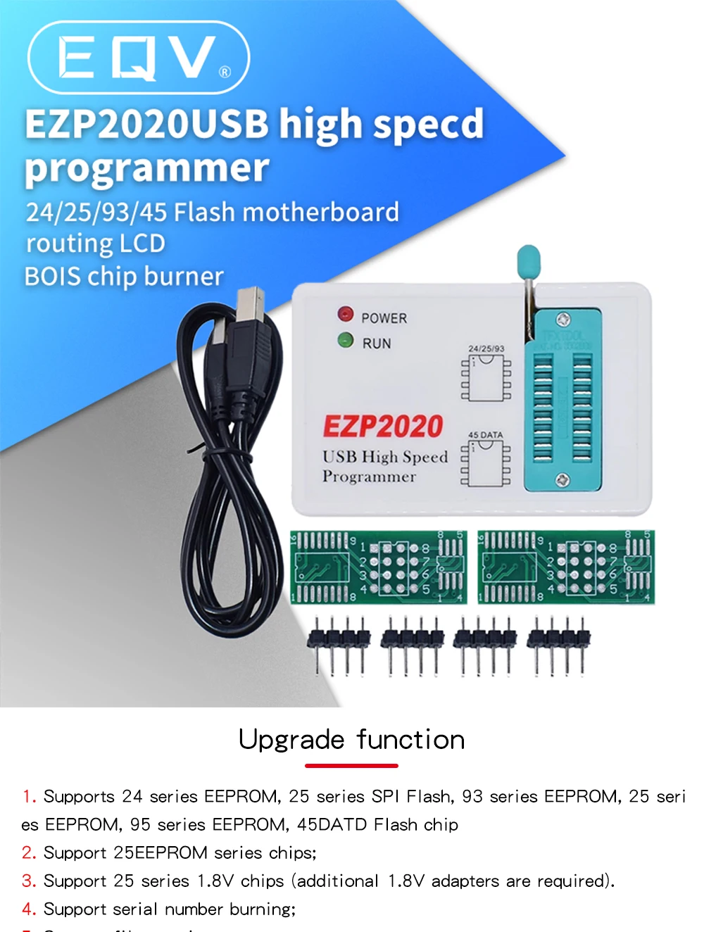EZP2020 High Speed USB SPI Programmer