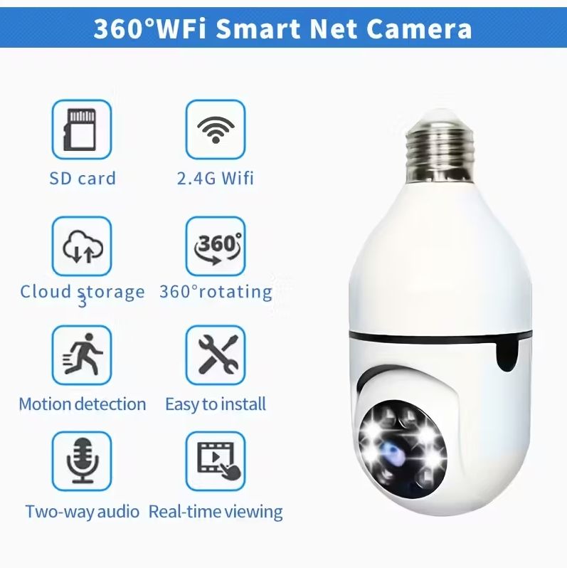 Kamera Sijalica Wifi 360