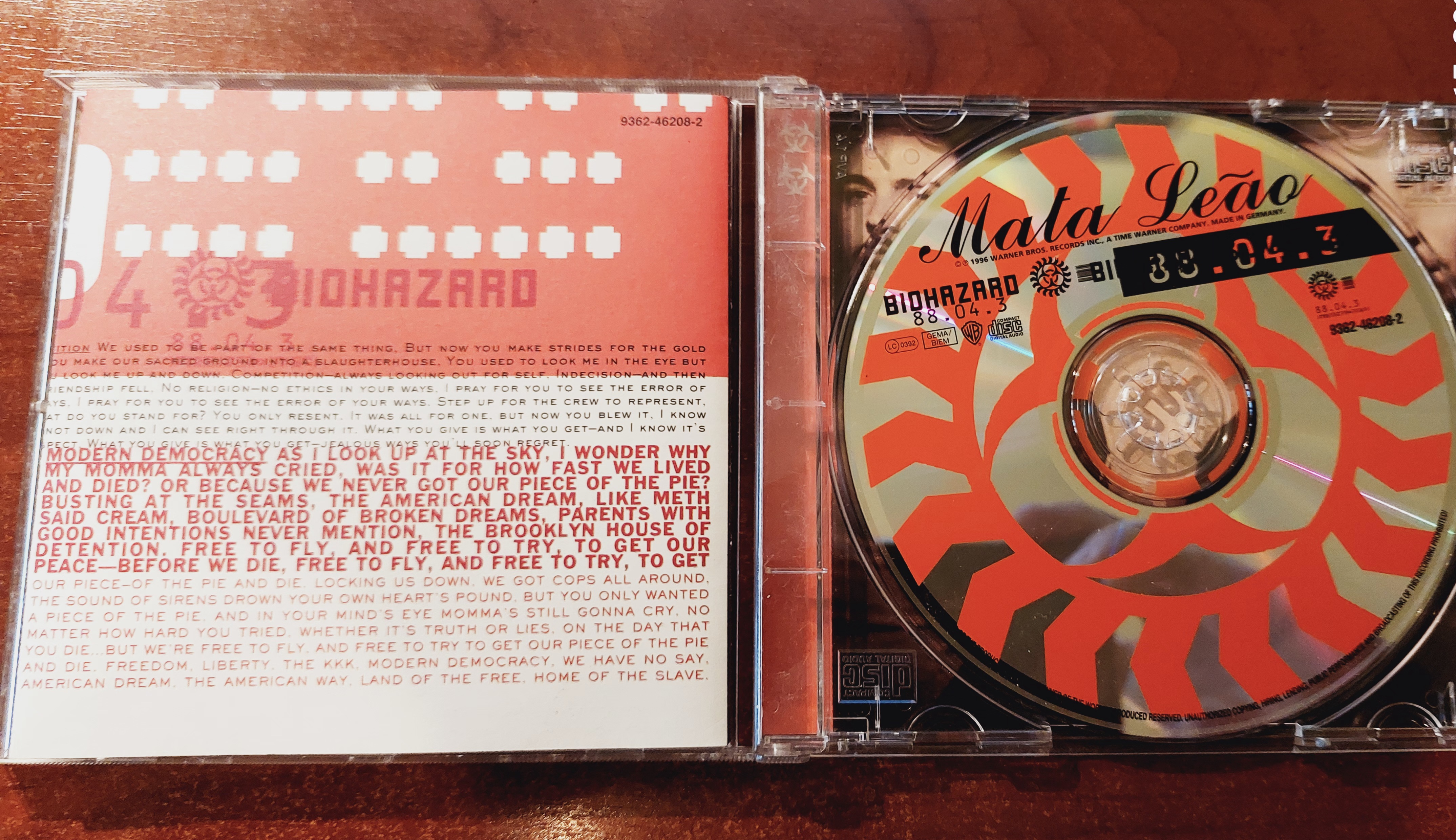 Biohazard - Mata Leão (Original disk)