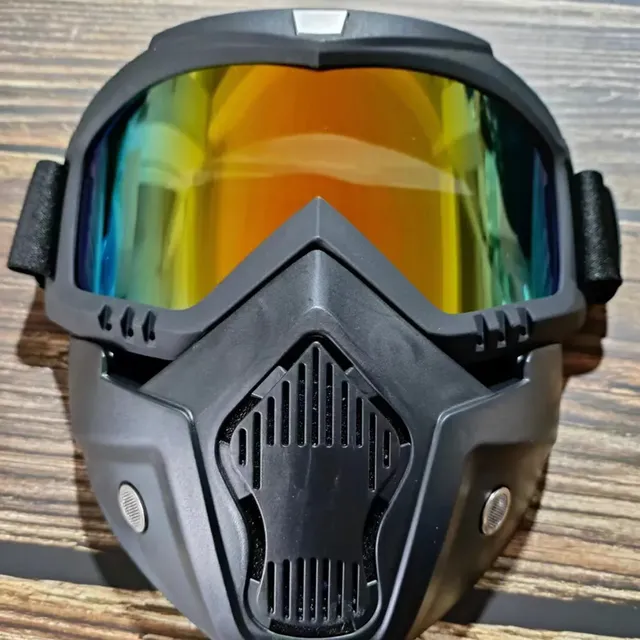 Maska za motor-kvad-skijanje za UV zastitom