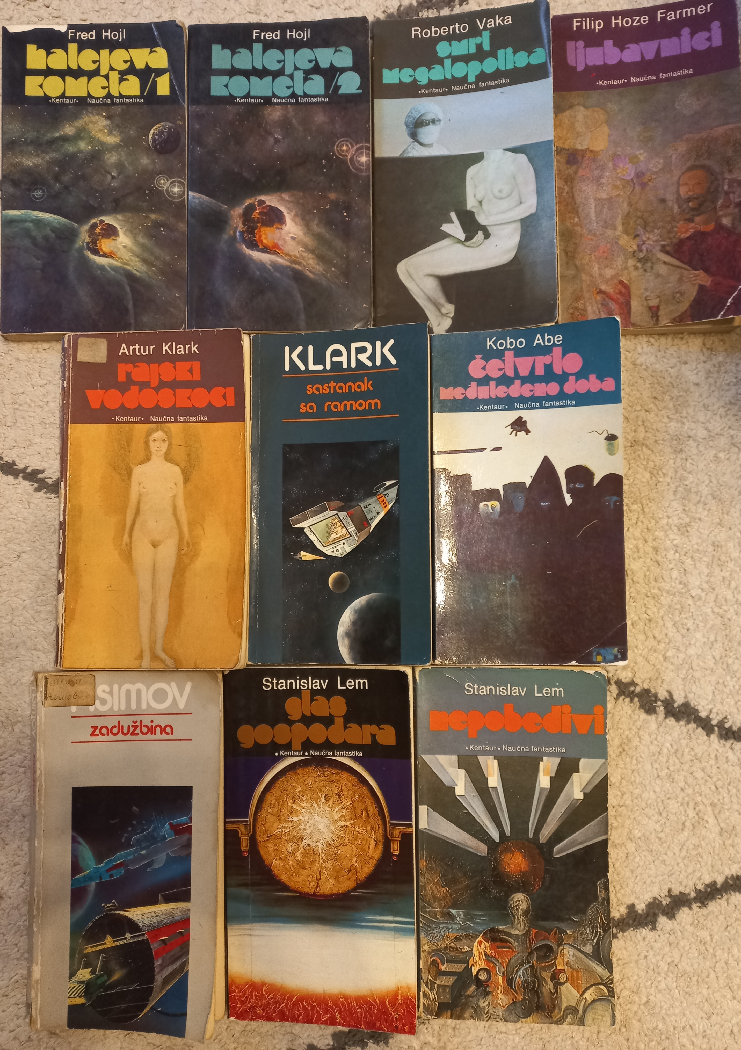 Kentaur fantastika Asimov Klark Hojl