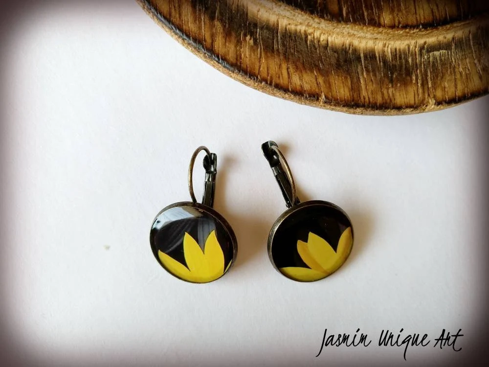 Minđuše Suncokreti