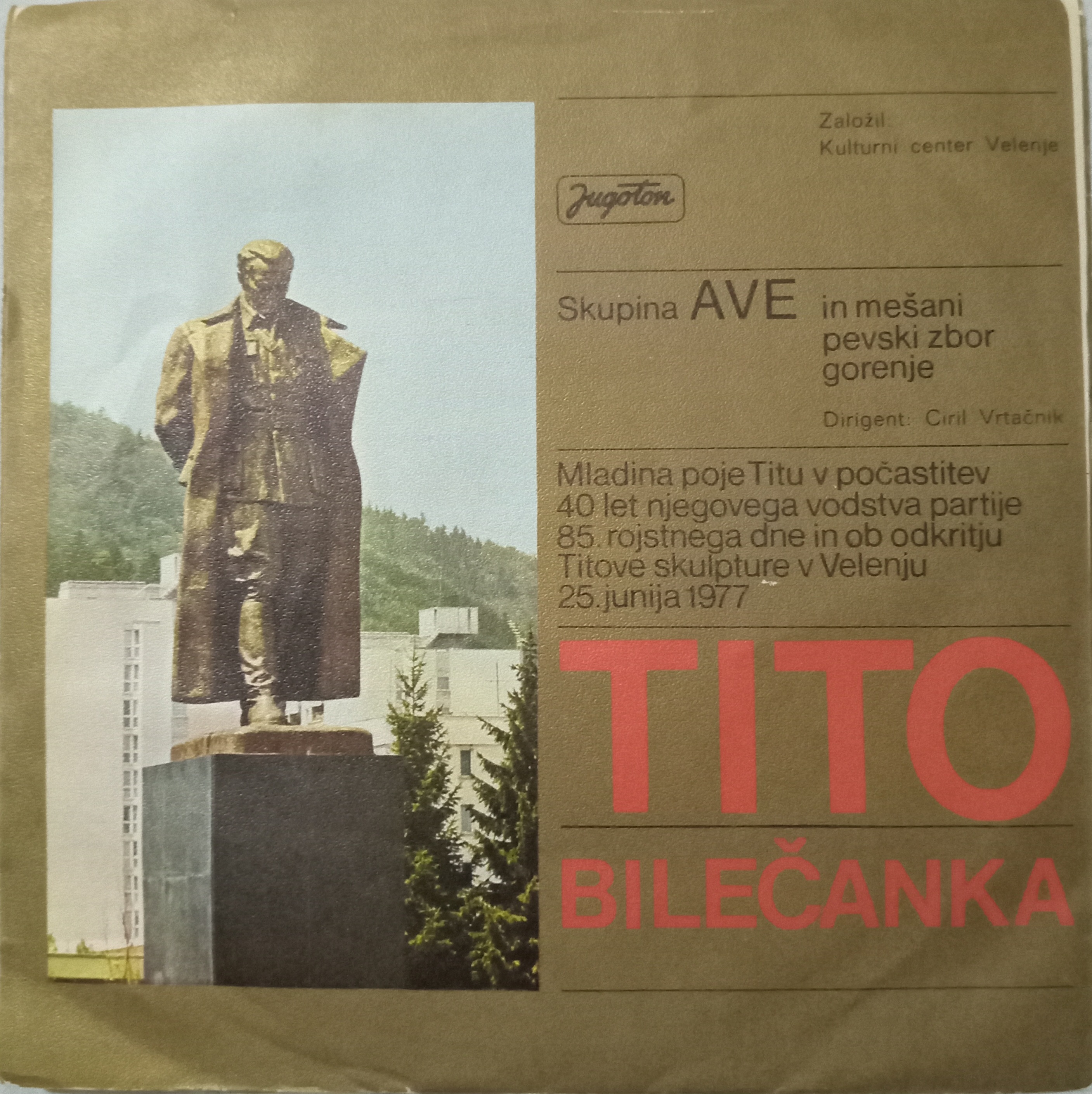 Skupina Ave- Bilećanka/Tito