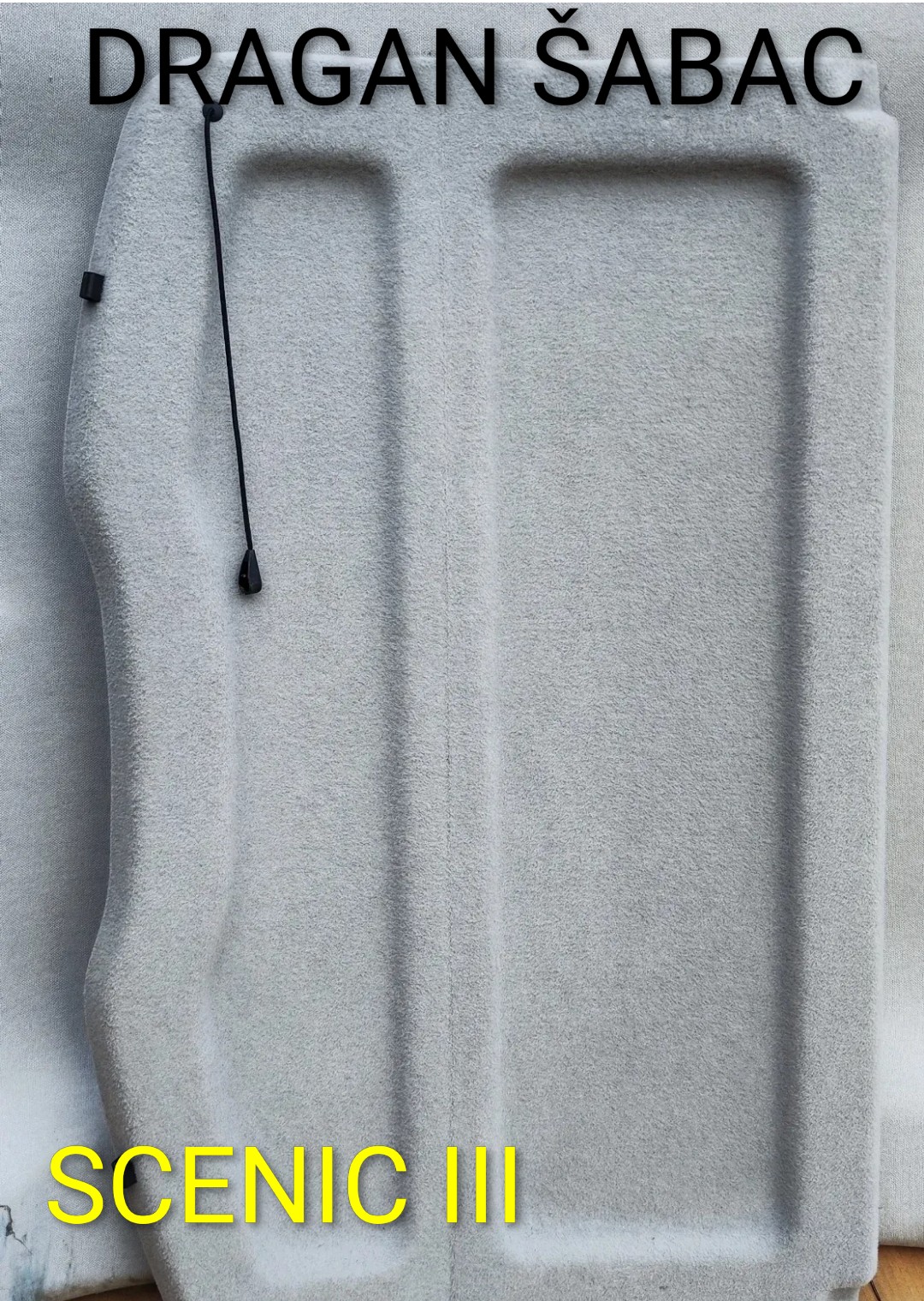 RENAULT SCENIC III polica gepeka