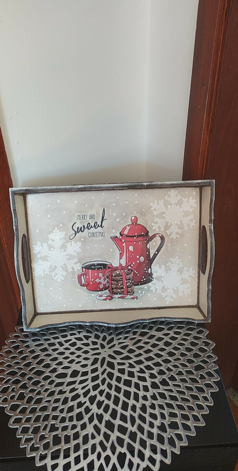 Dekupaž poslužavnik