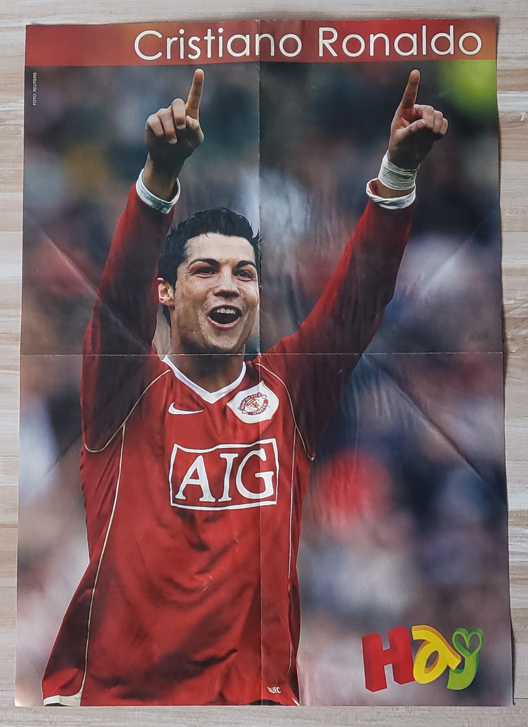 Cristiano Ronaldo dvostrani poster 80 cm X 50 cm