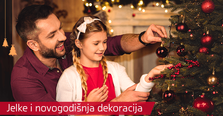 Decembar dva - Jelke i novogodišnja dekoracija